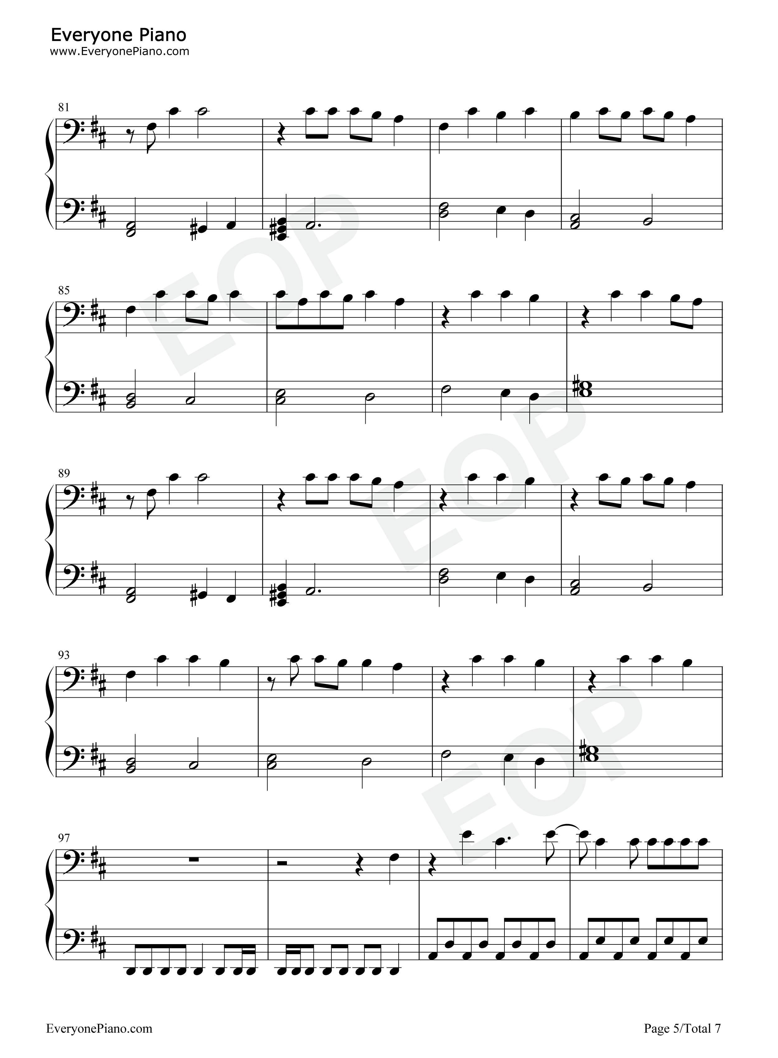 Bloody_Valentine钢琴谱_Machine_Gun_Kelly