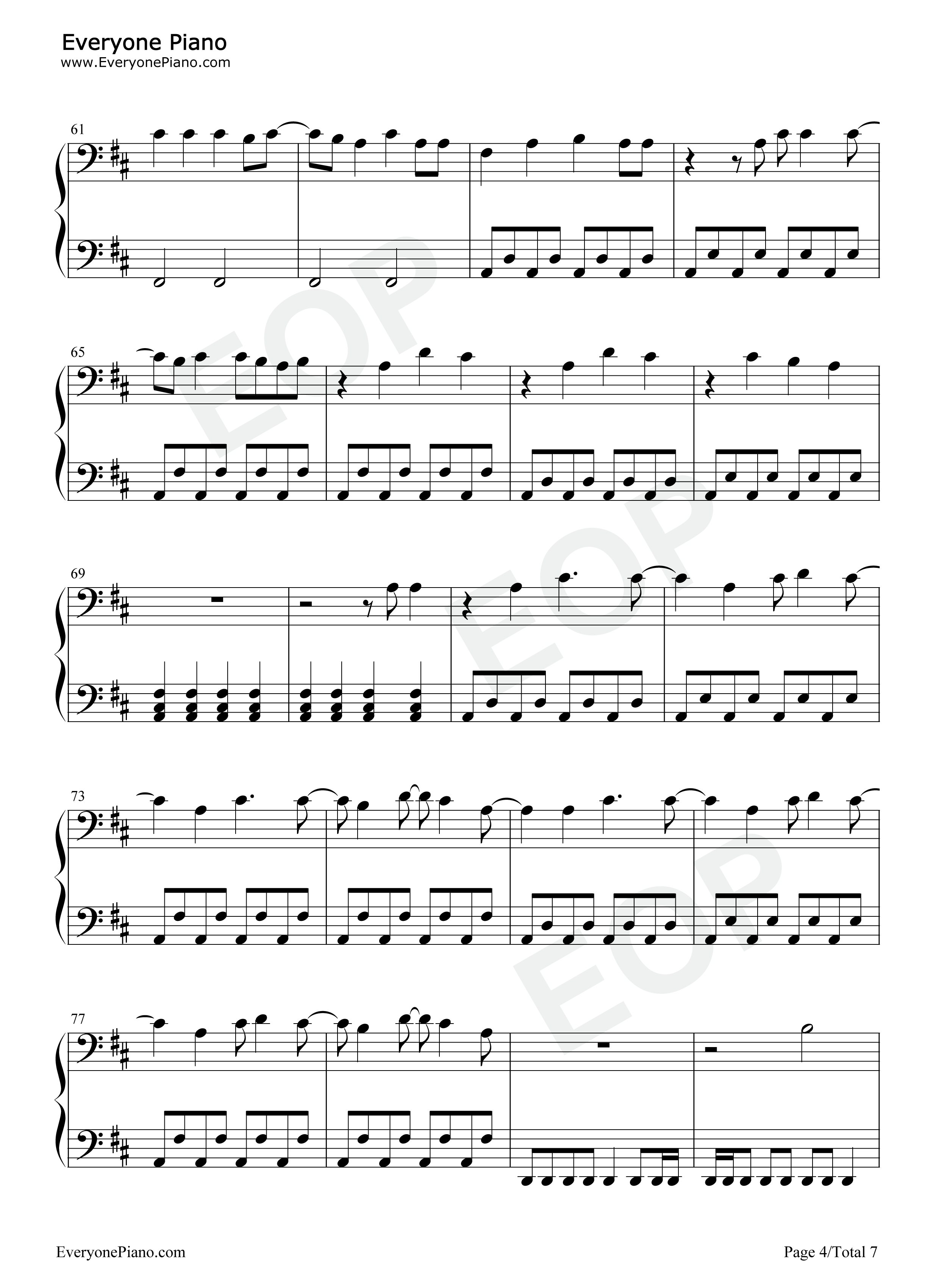 Bloody_Valentine钢琴谱_Machine_Gun_Kelly