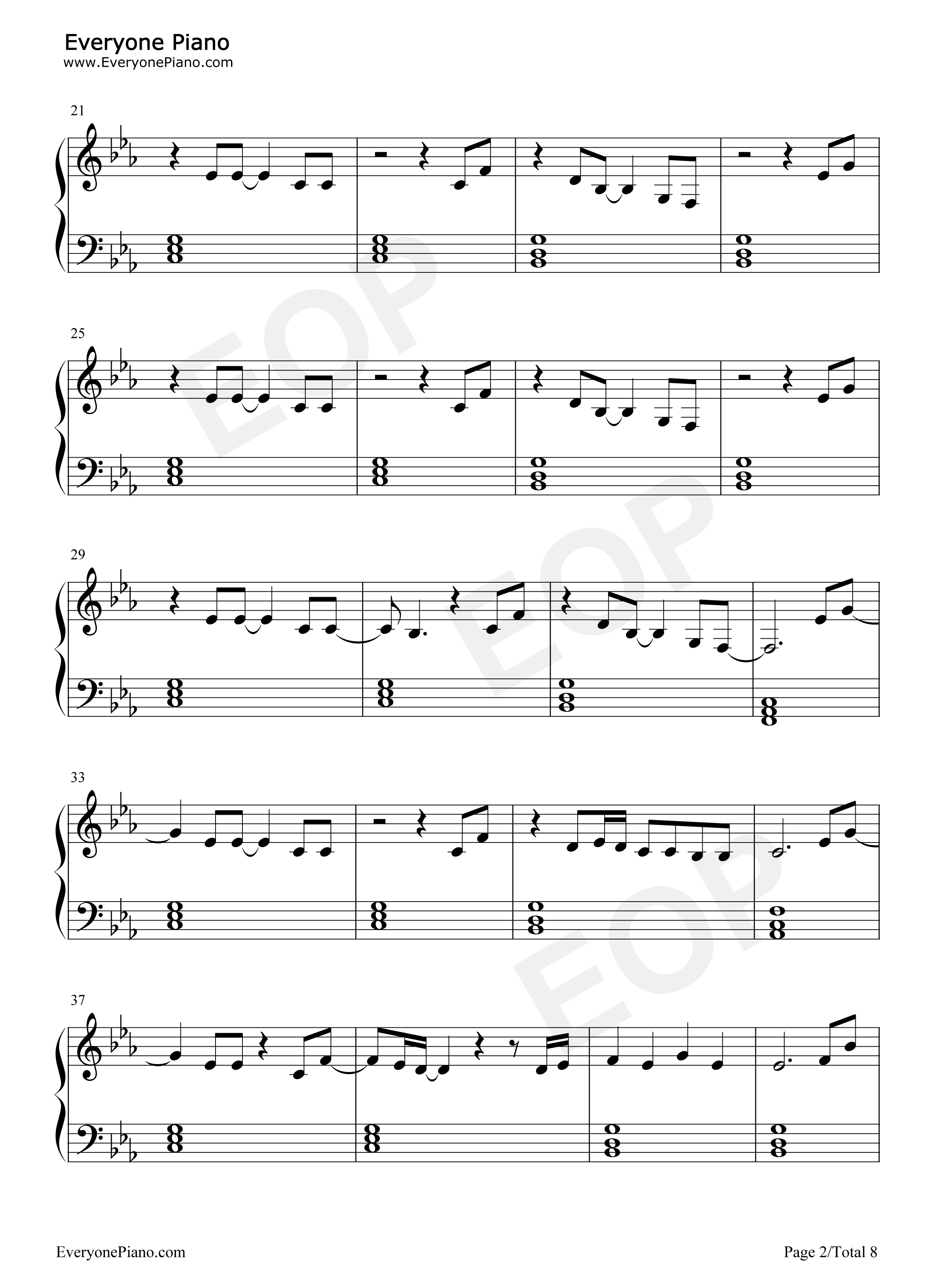 After_Hours钢琴谱_The_Weeknd