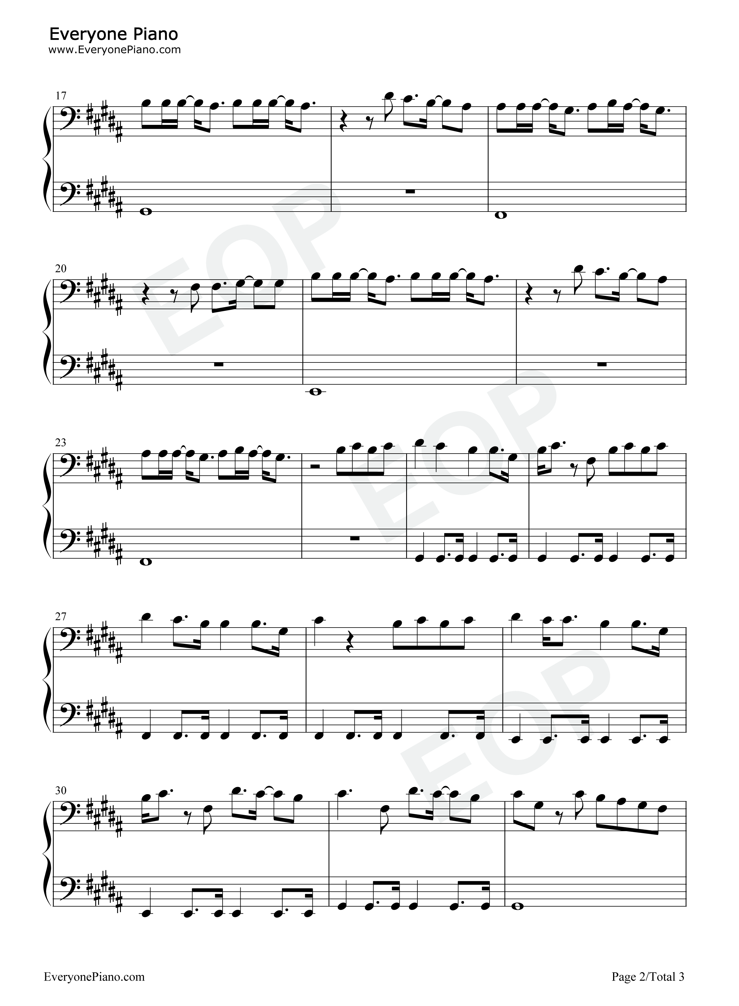 Breaking_Me钢琴谱_Topic_A7S