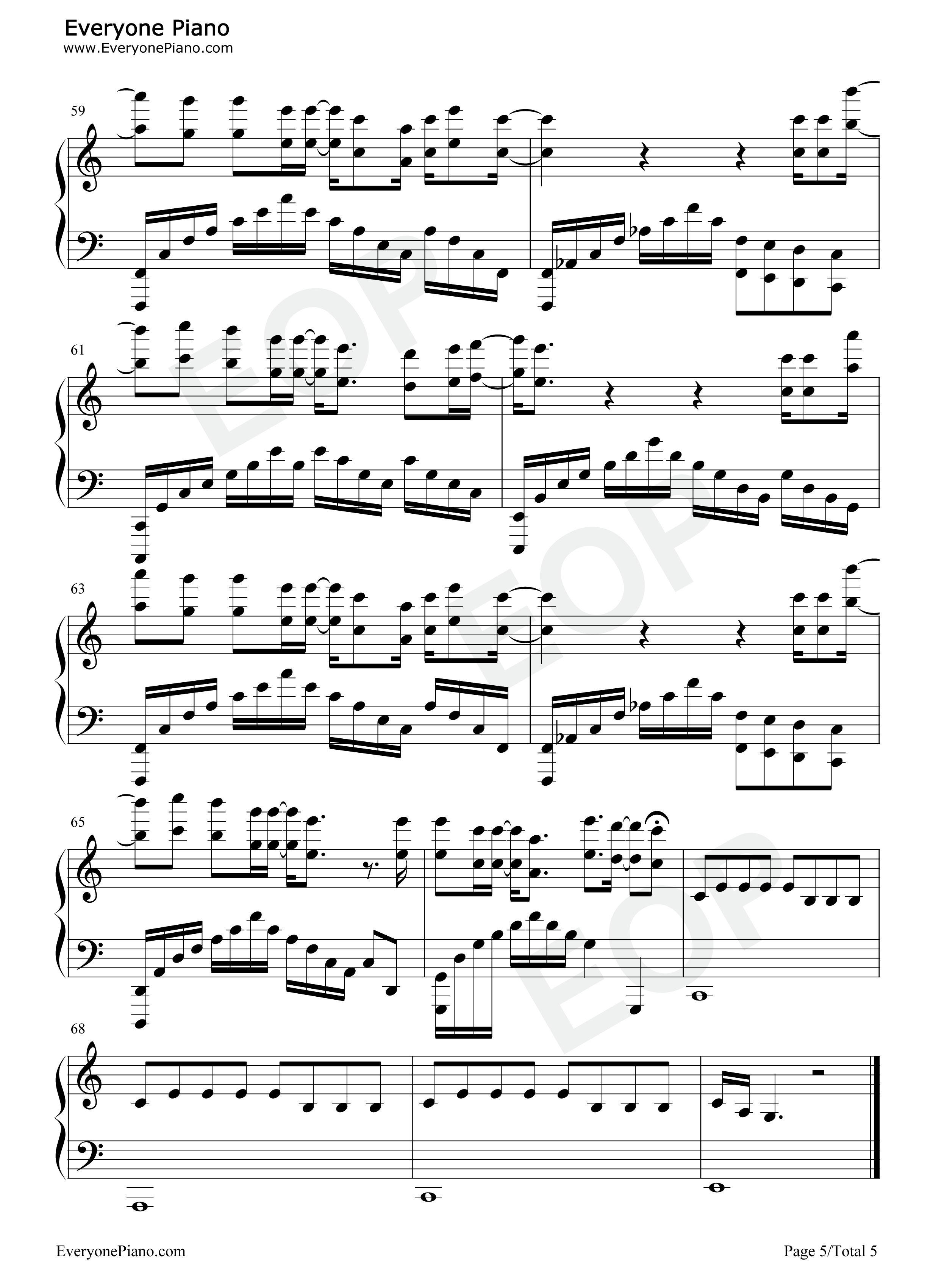 天外来物钢琴谱_薛之谦