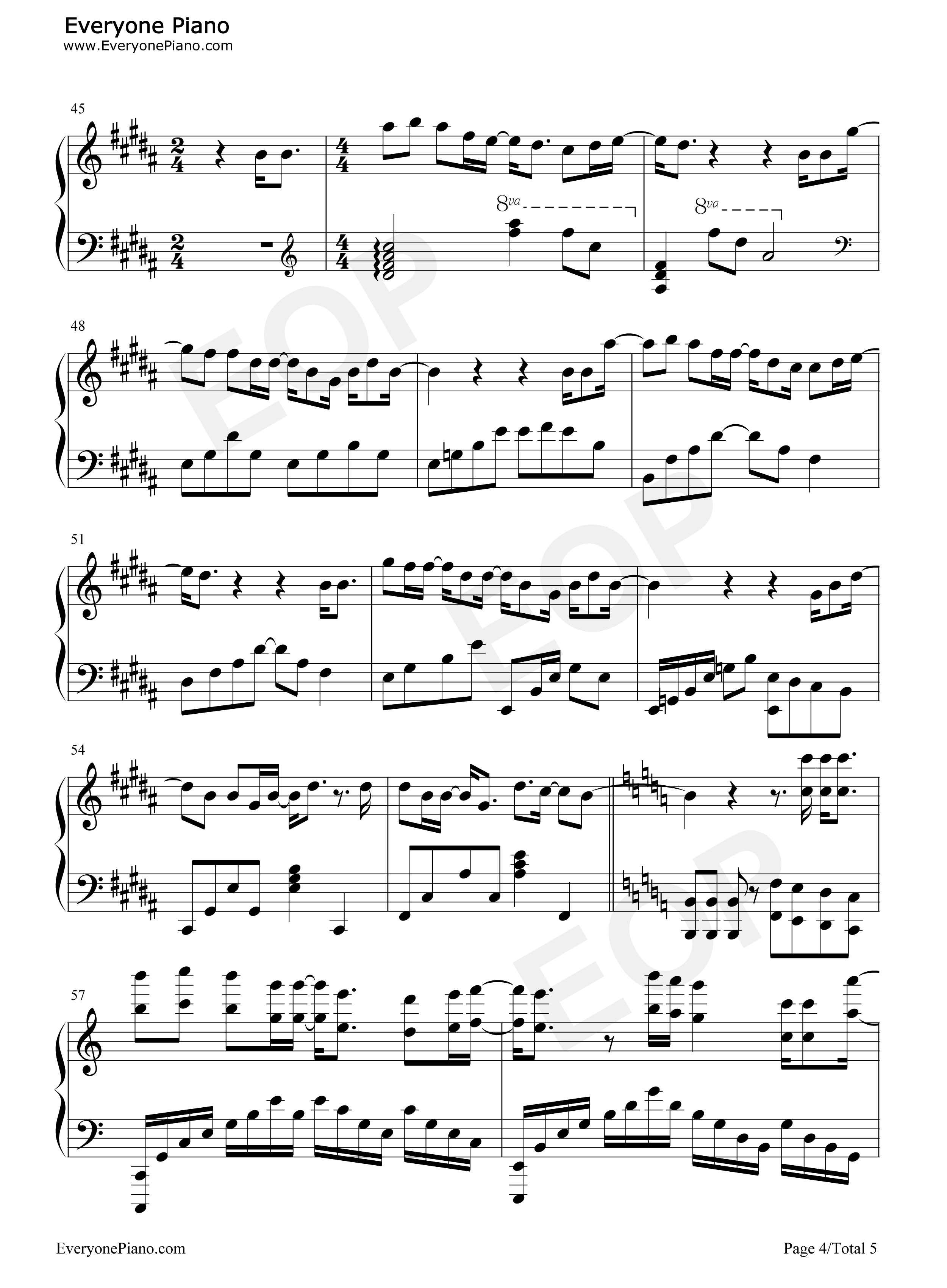 天外来物钢琴谱_薛之谦