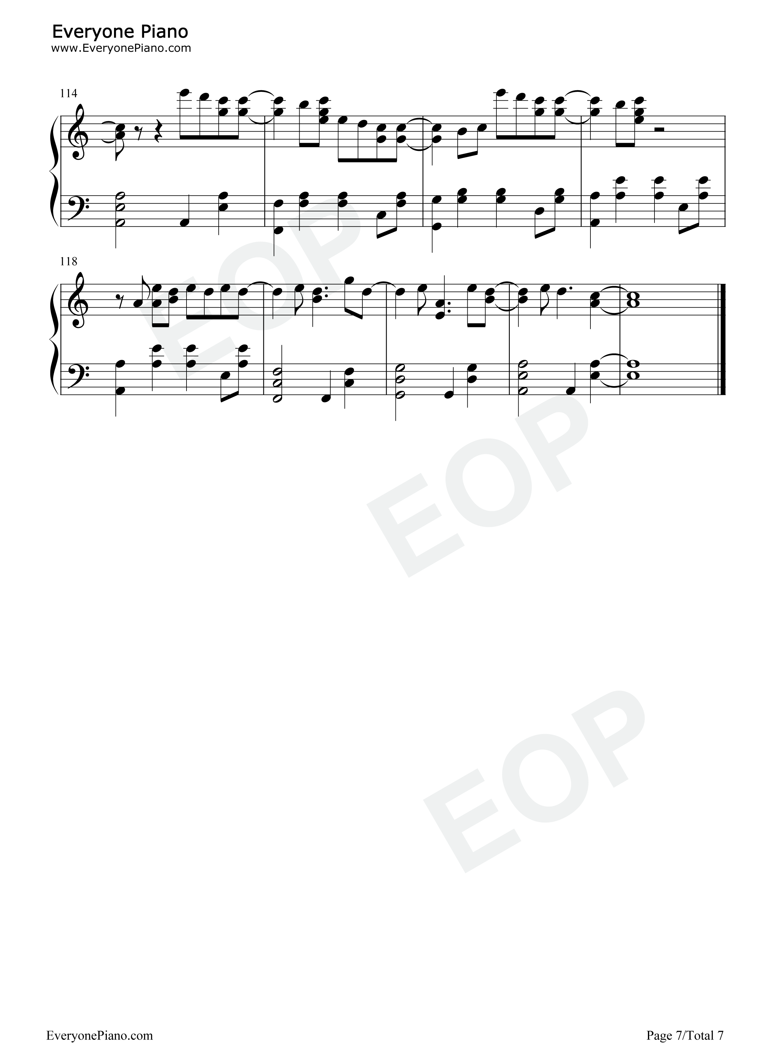 Fallin_Flower钢琴谱_SEVENTEEN