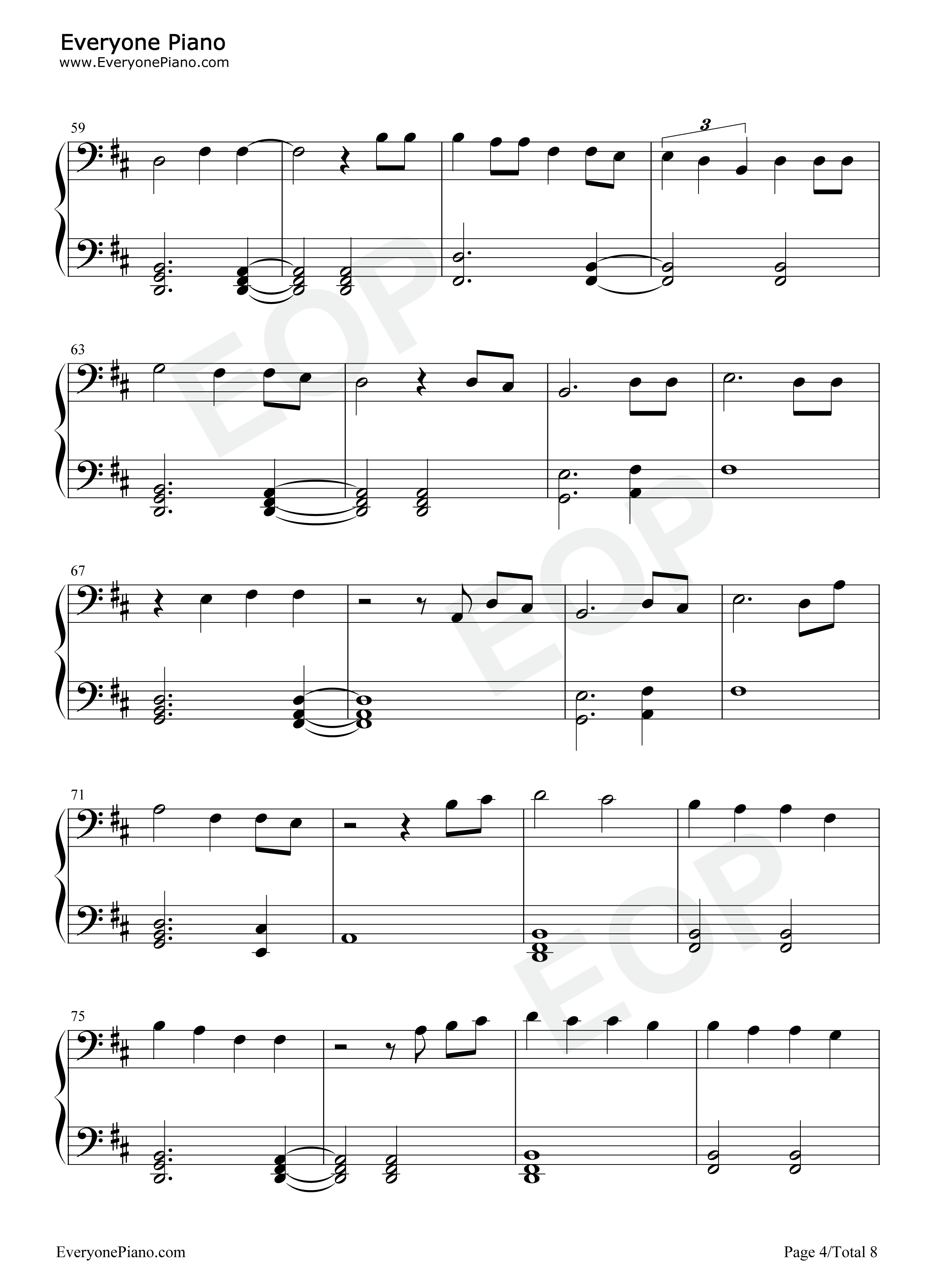 Die_a_Happy_Man钢琴谱_Thomas_Rhett