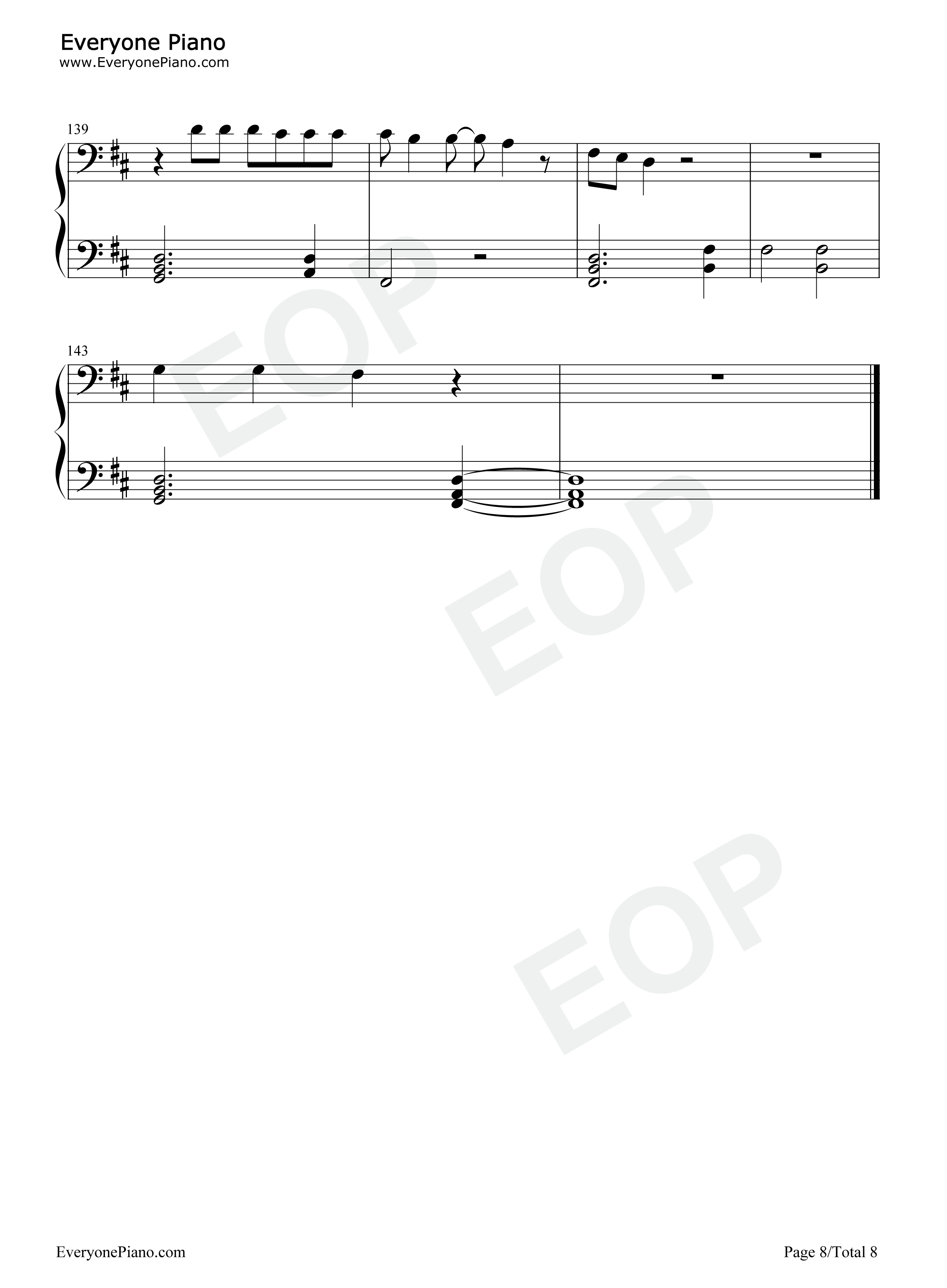 Die_a_Happy_Man钢琴谱_Thomas_Rhett