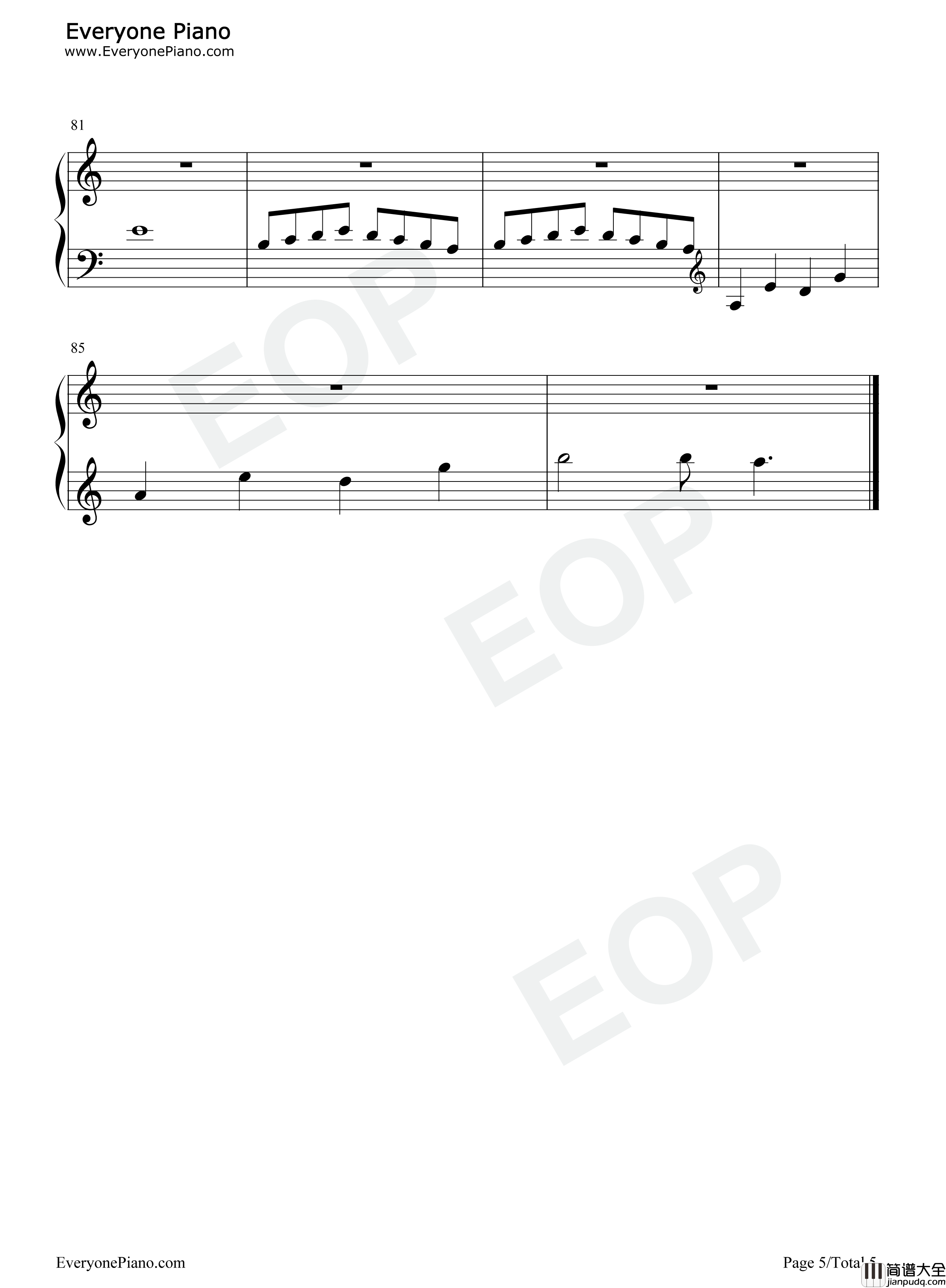 行き着く先钢琴谱_佐坂めぐみ