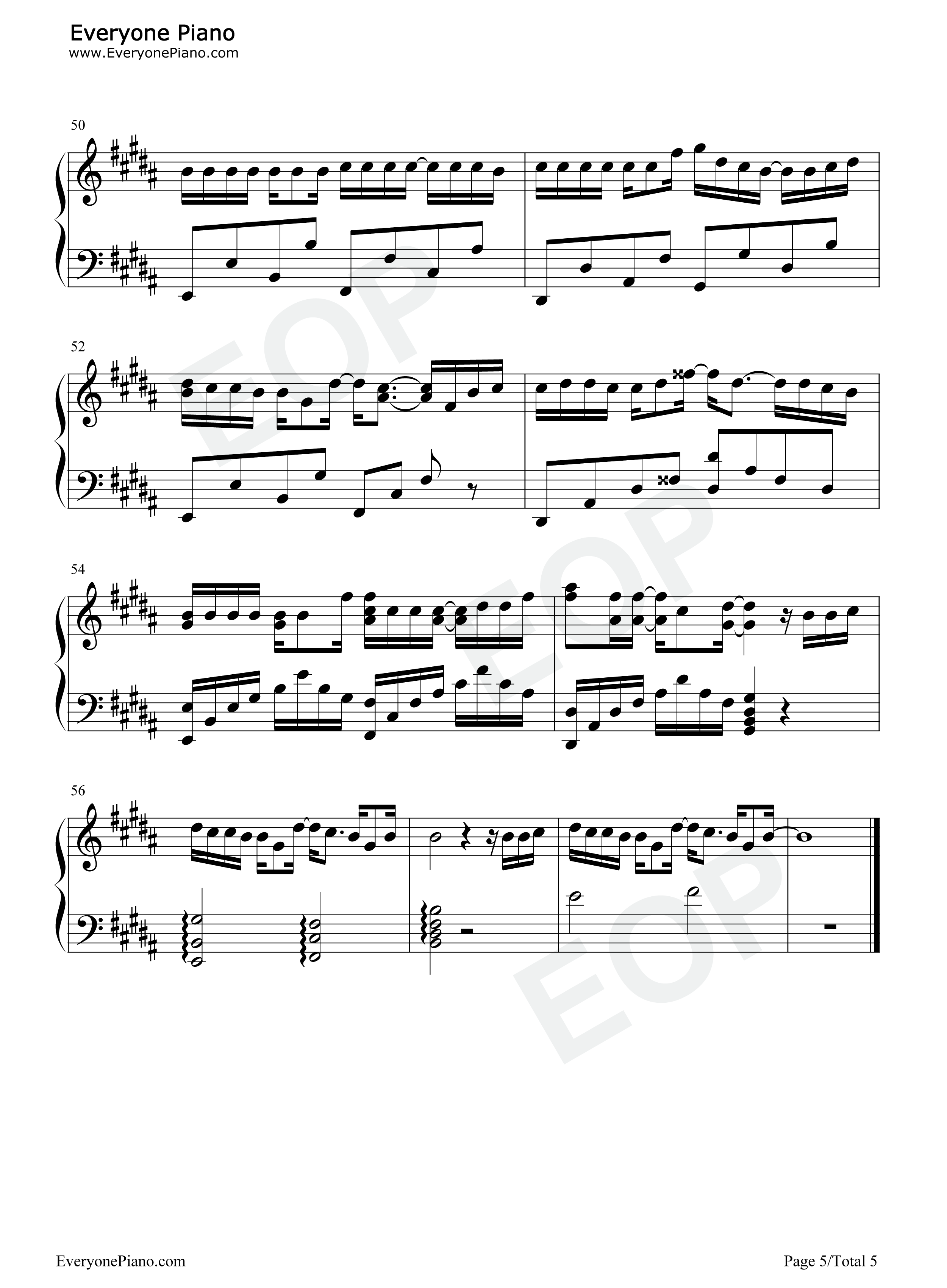 爸爸妈妈钢琴谱_李荣浩