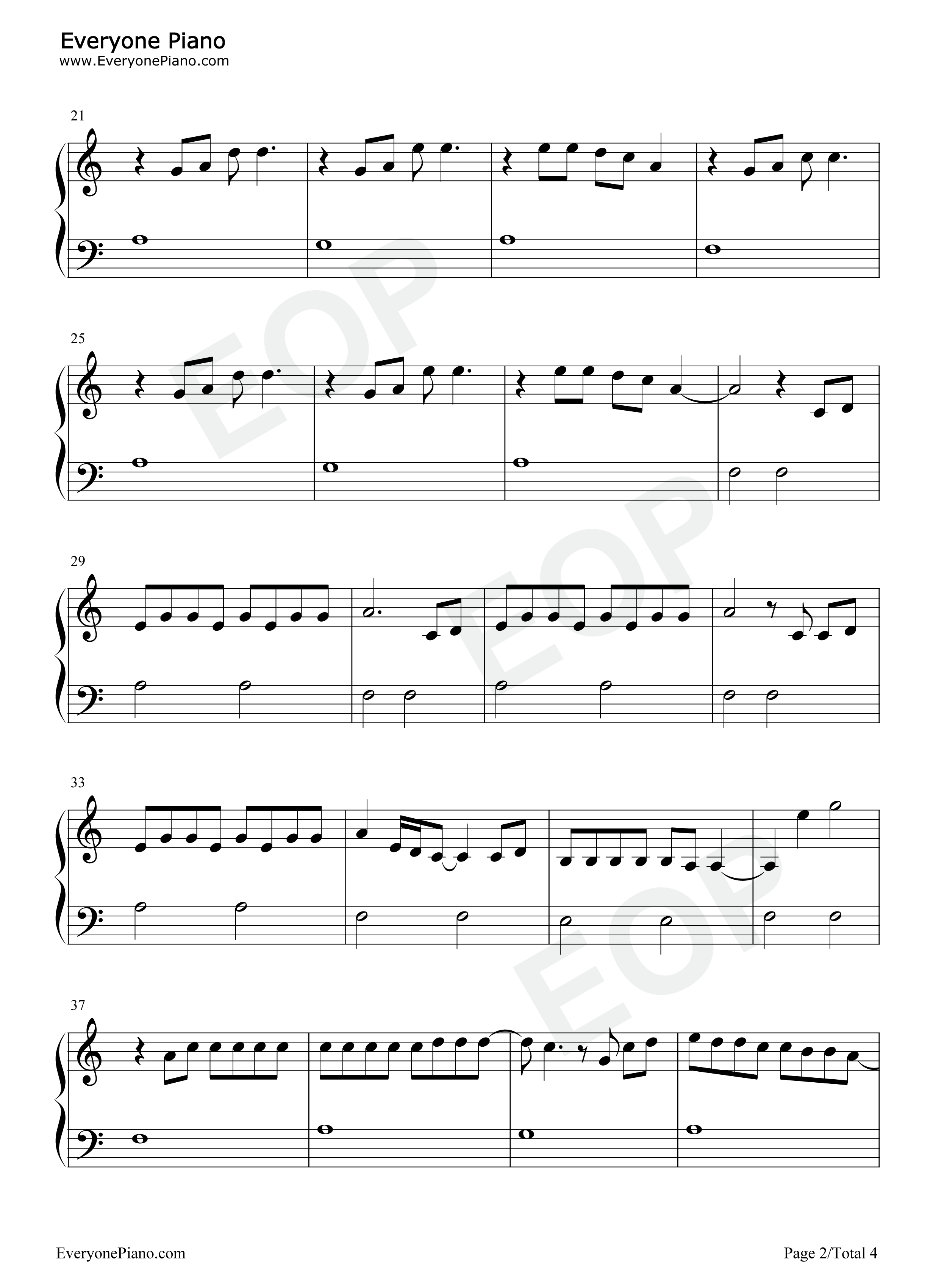 Grace钢琴谱_Lewis_Capaldi