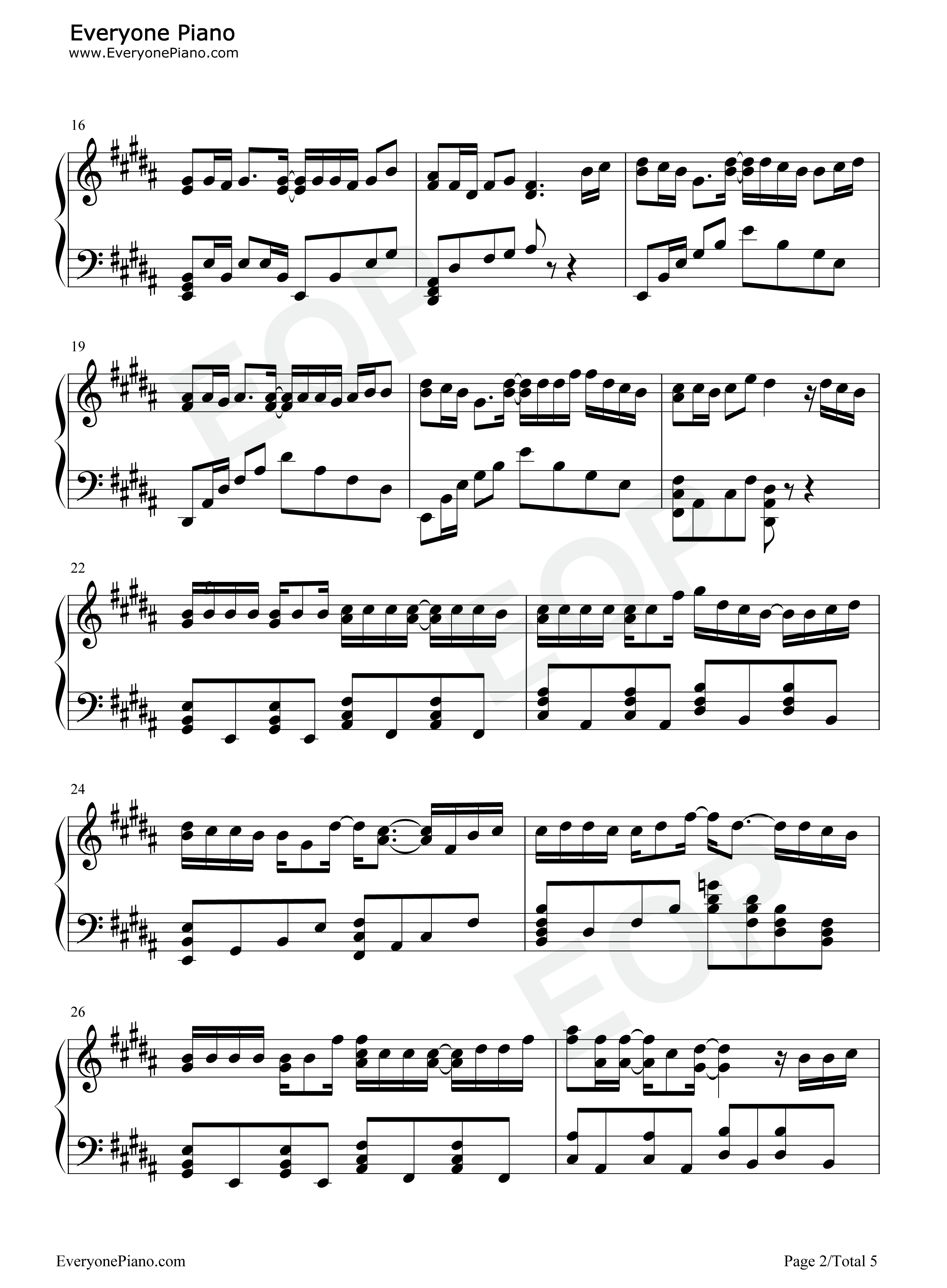 爸爸妈妈钢琴谱_李荣浩