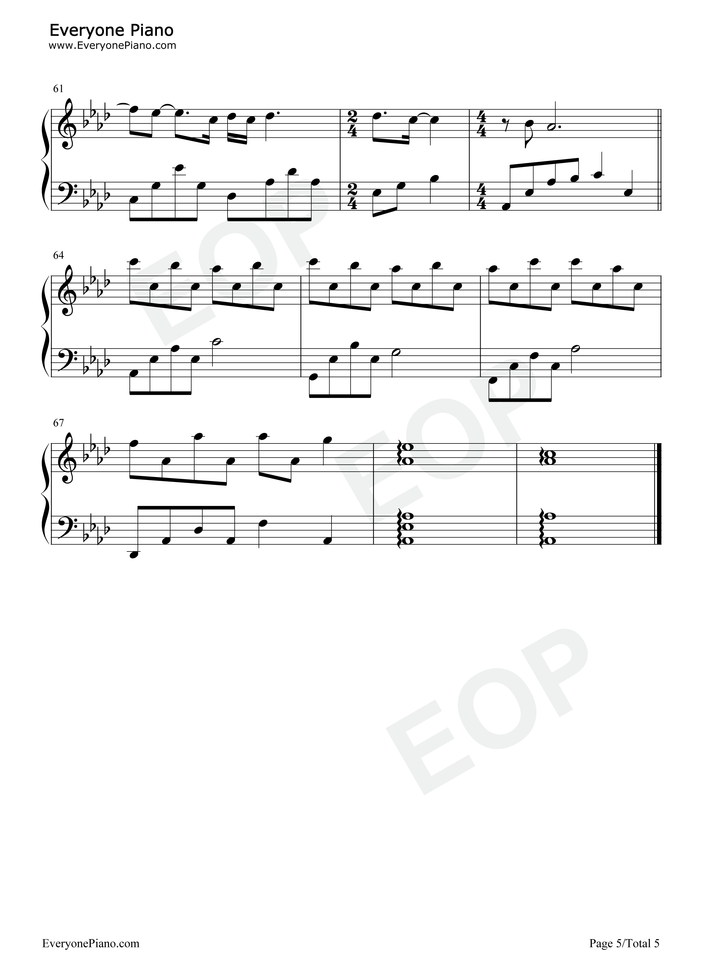 年少的歌钢琴谱_任然