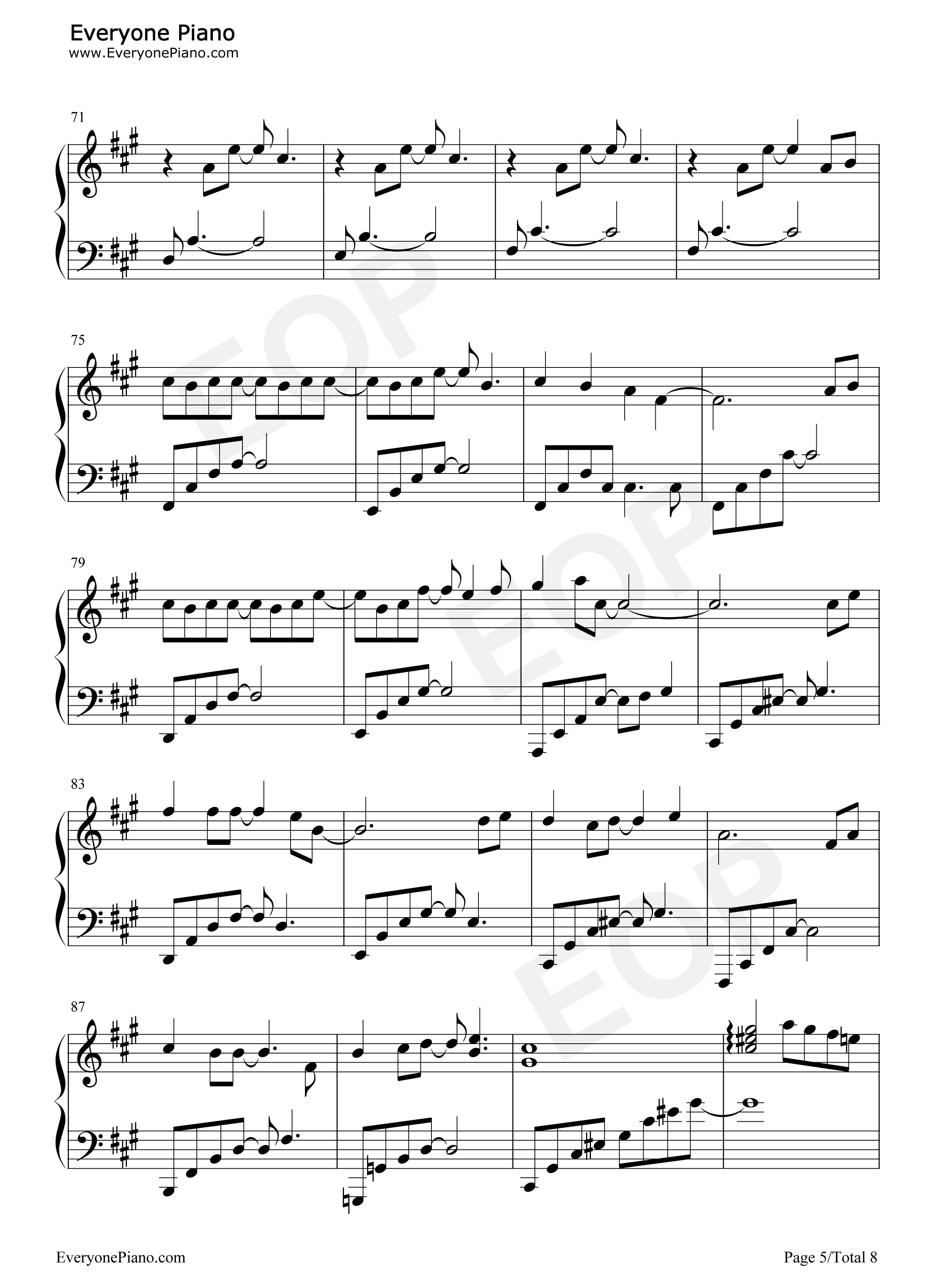 遇萤钢琴谱_CRITTY