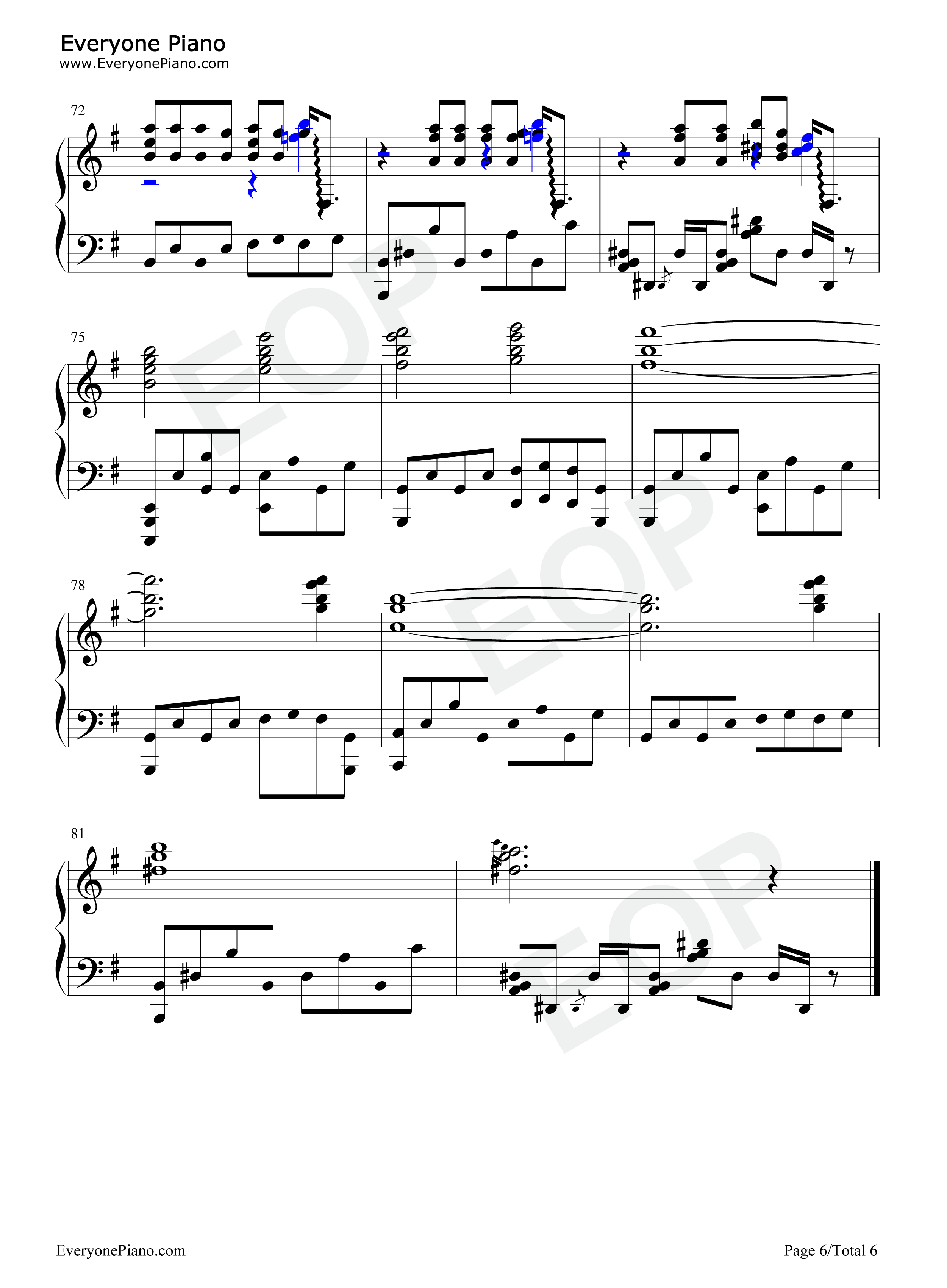 Other_Side钢琴谱_MIYAVI