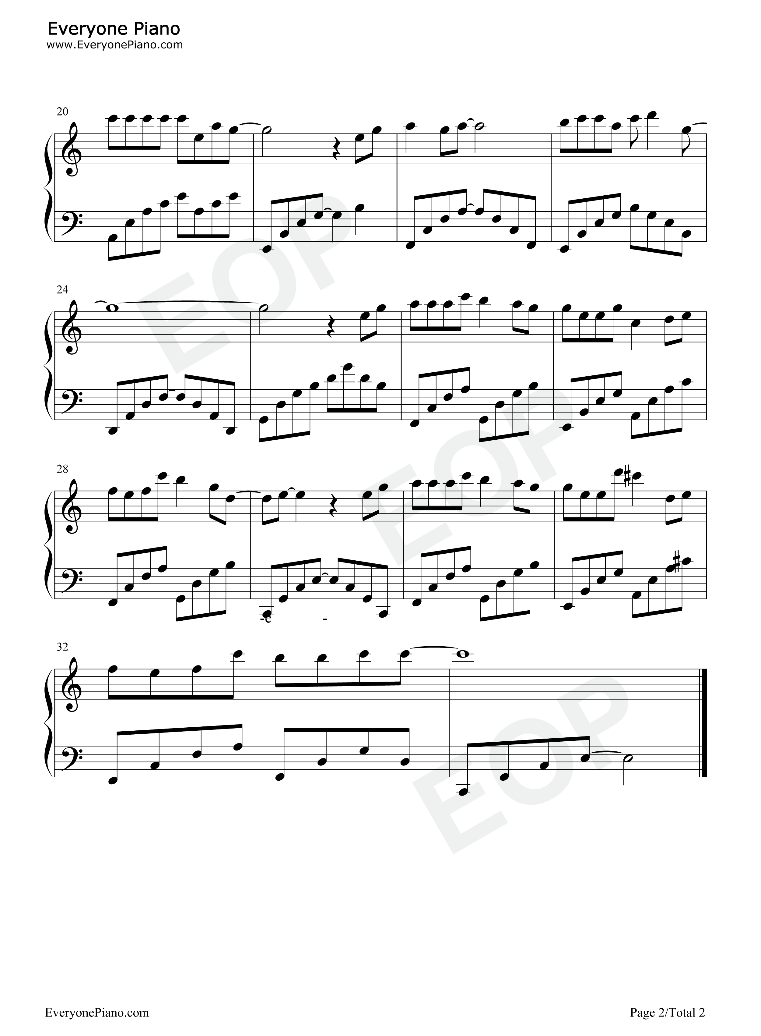 甜甜咸咸钢琴谱_赵芷彤