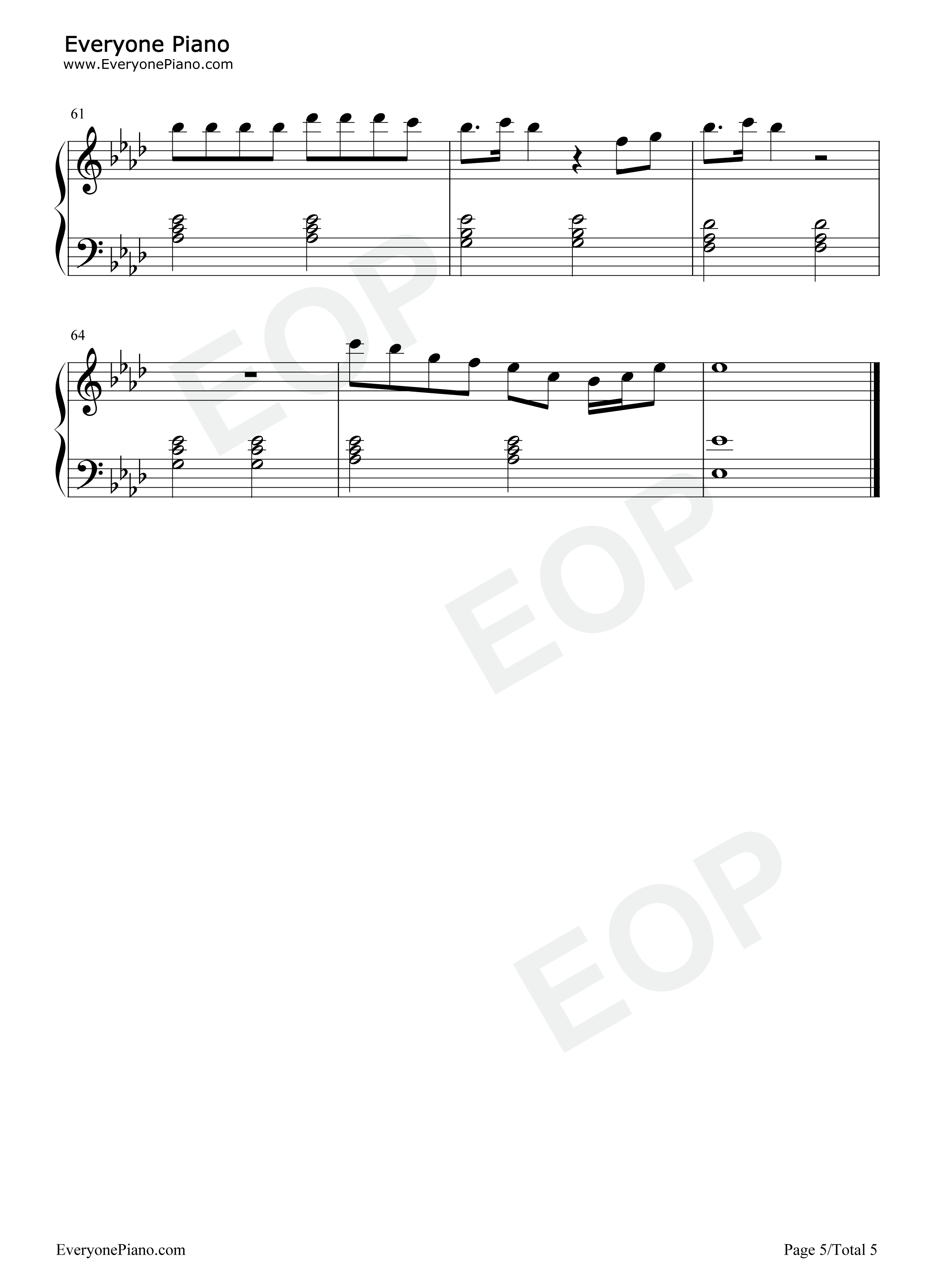 To_Be_Young钢琴谱_Anne_Marie_Doja_Cat