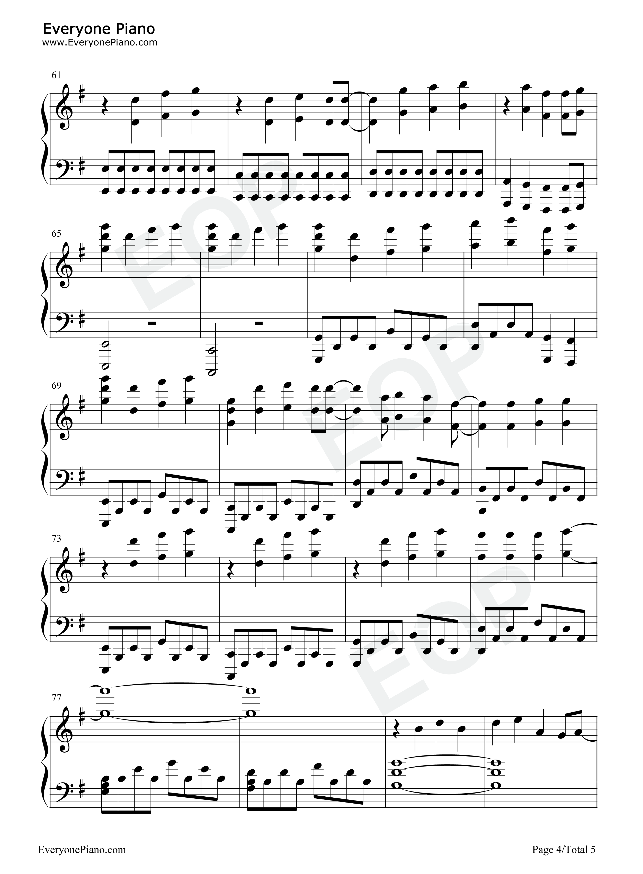 Love_Is_Gone钢琴谱_Slander_Dylan_Matthew