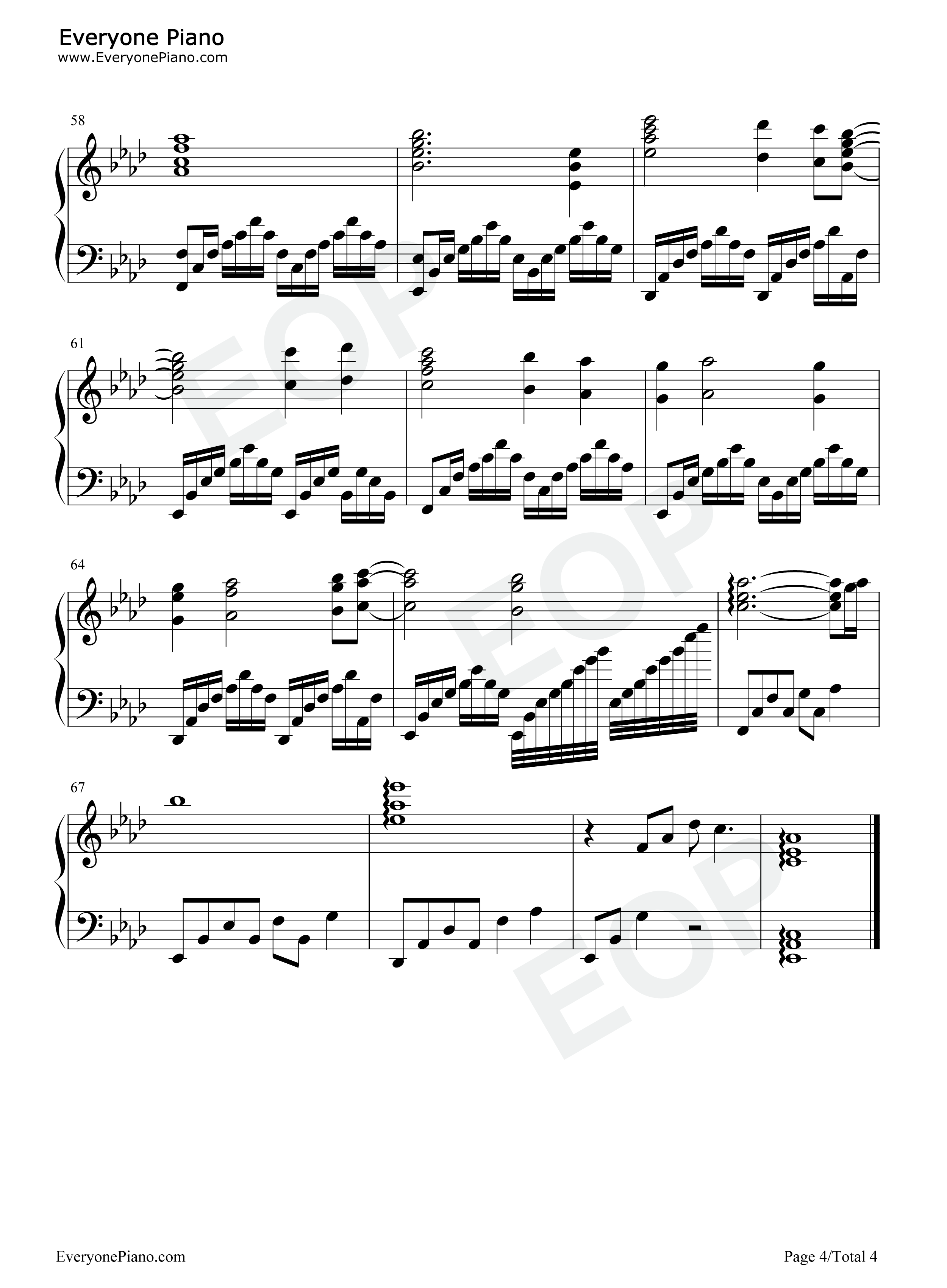 My_Heart_Will_Go_On钢琴谱_Celine_Dion