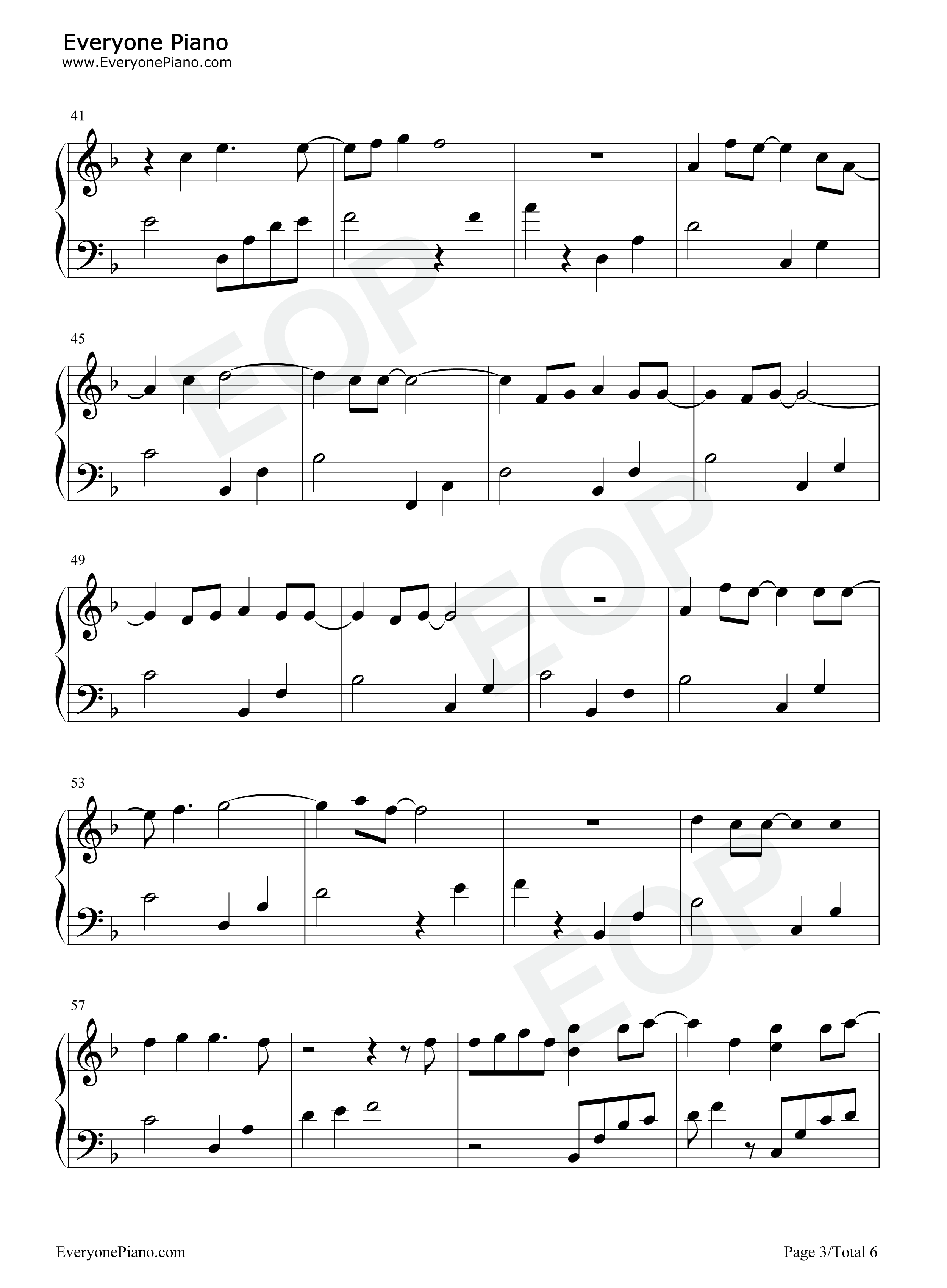 天晴了钢琴谱_SNH48_GROUP