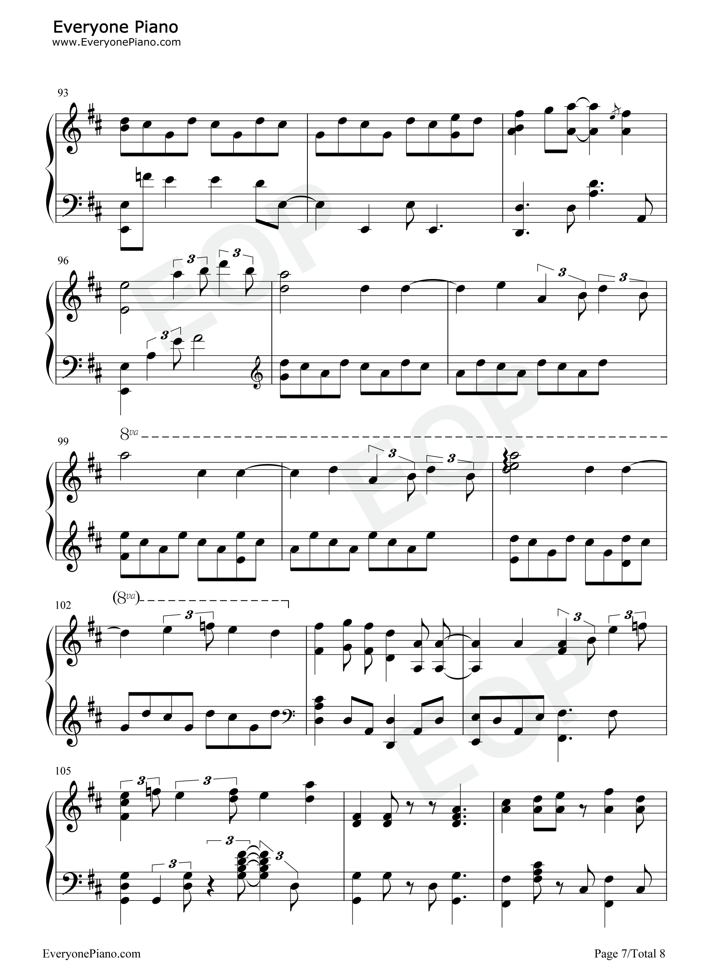 脆弱星球钢琴谱_杨胖雨_王薇OneWay