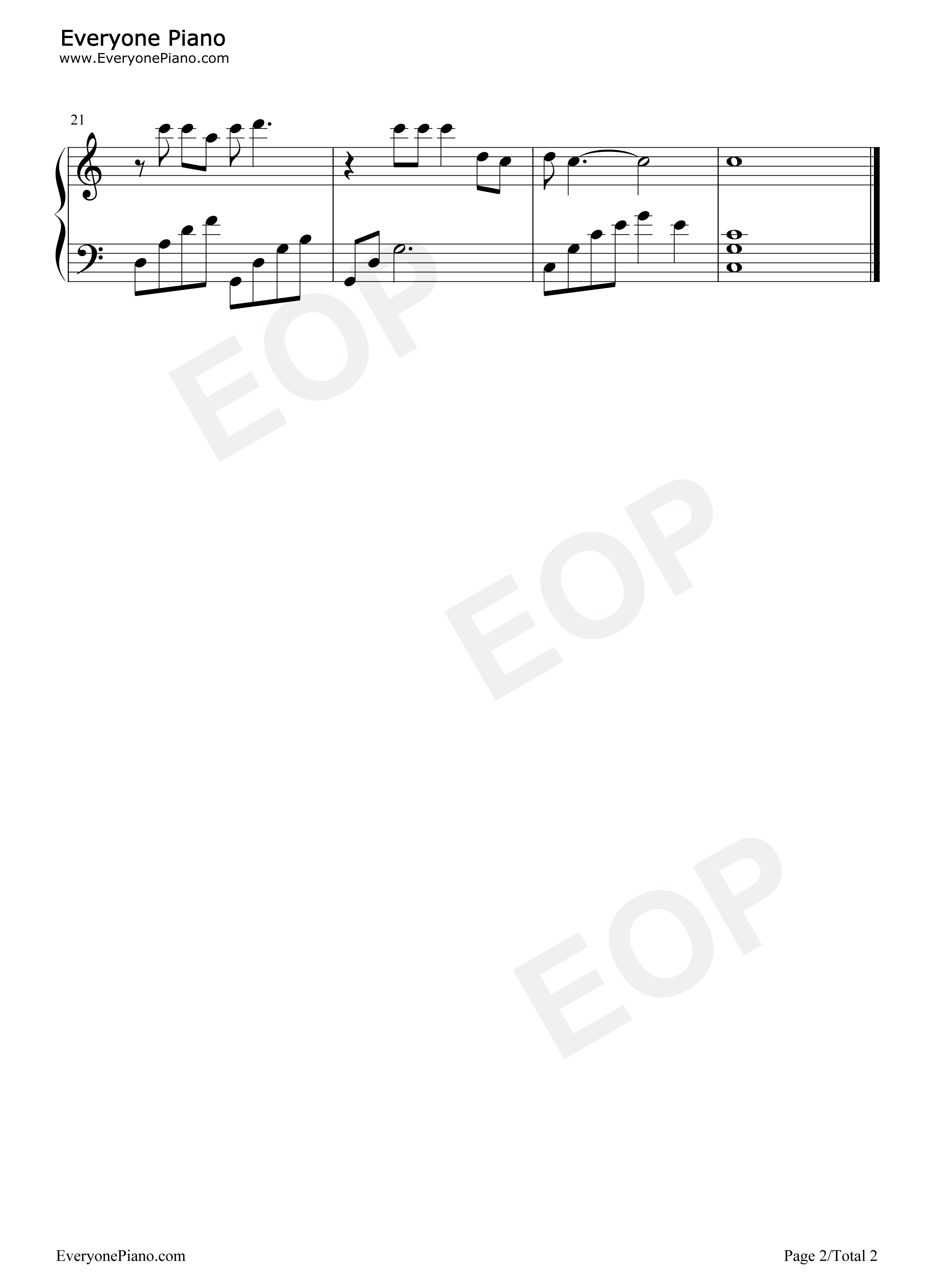 像风一样自由钢琴谱_许巍