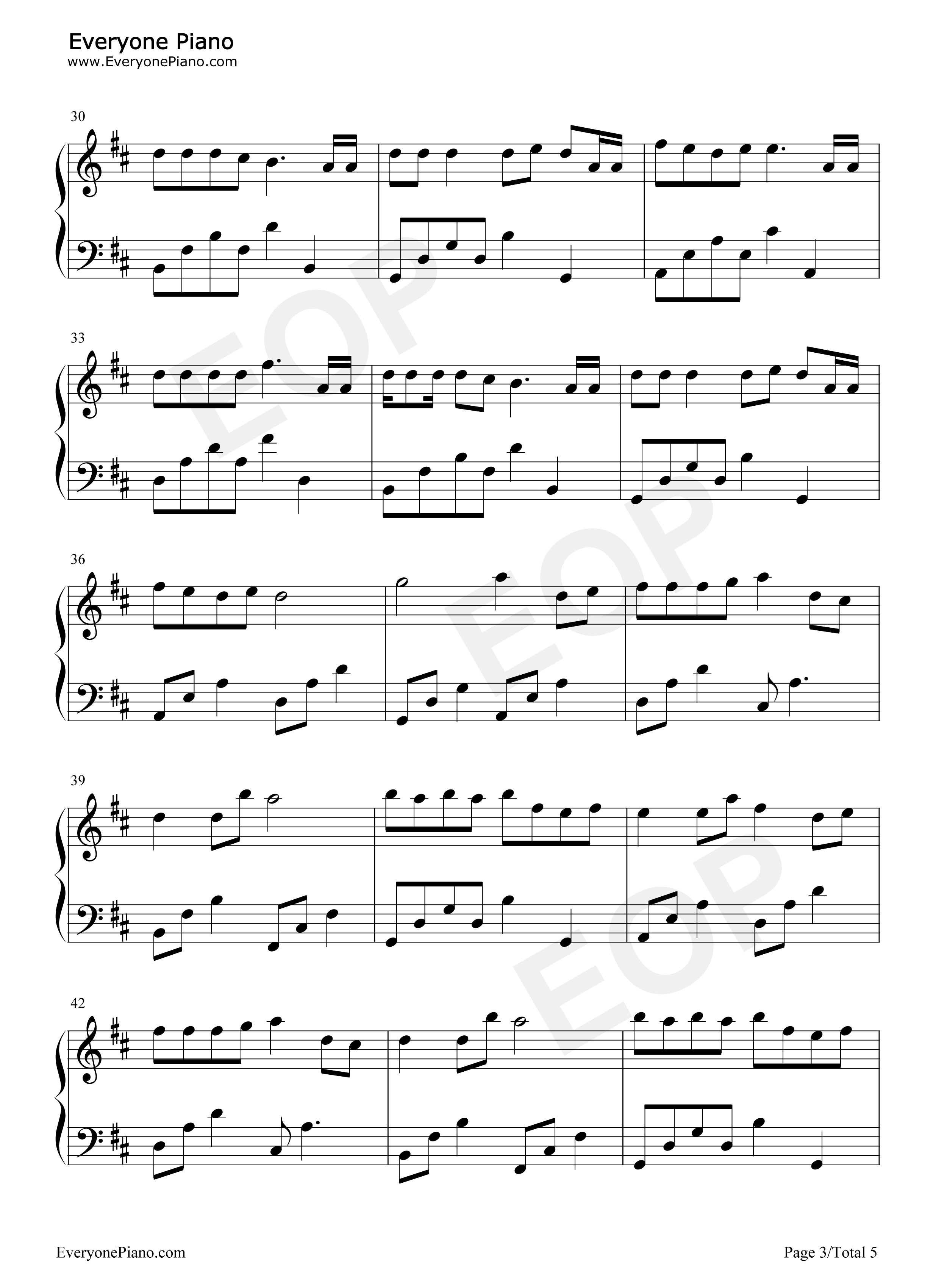 专属小可爱钢琴谱_邵雨涵