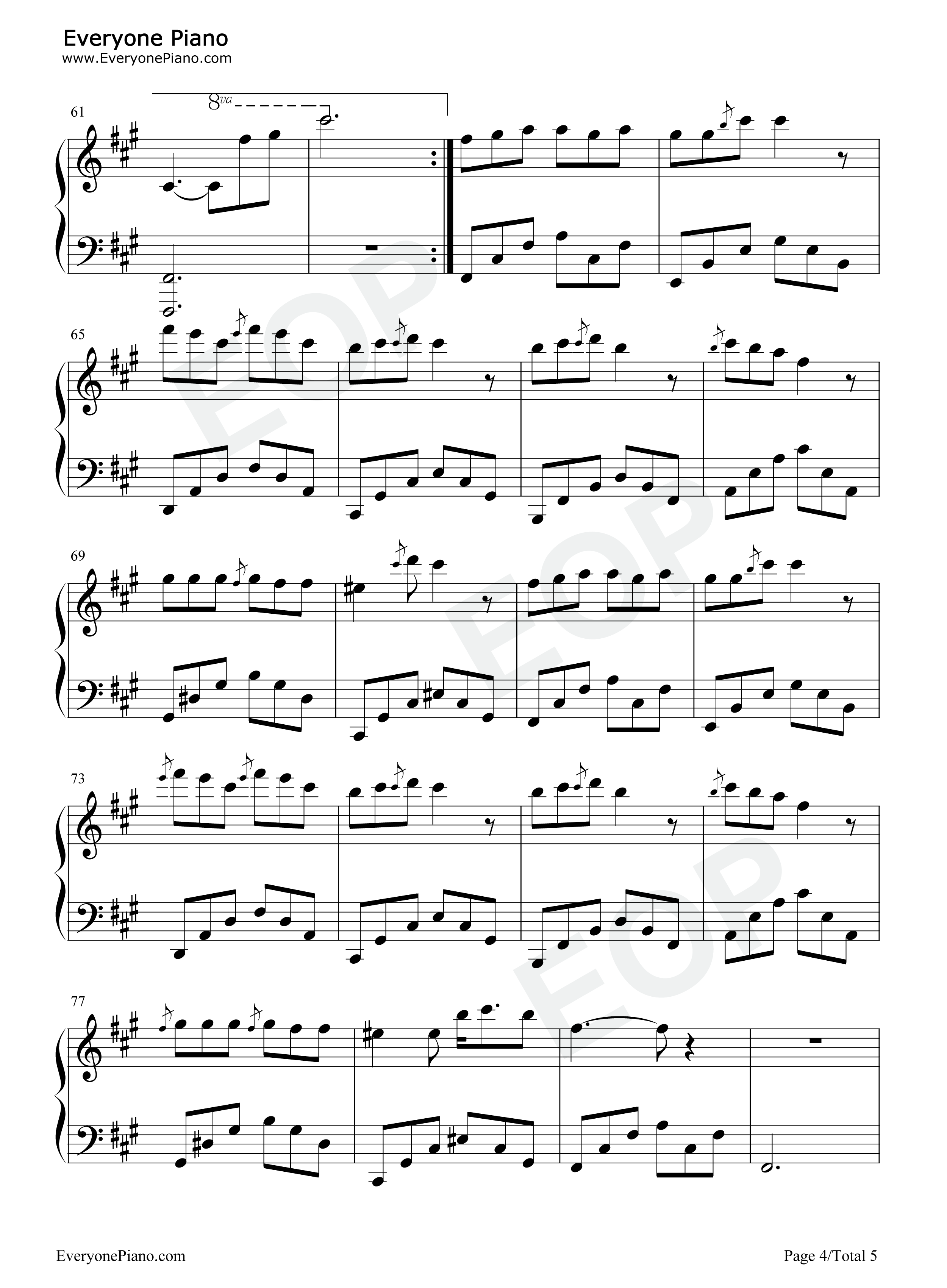 念念不忘钢琴谱_不够