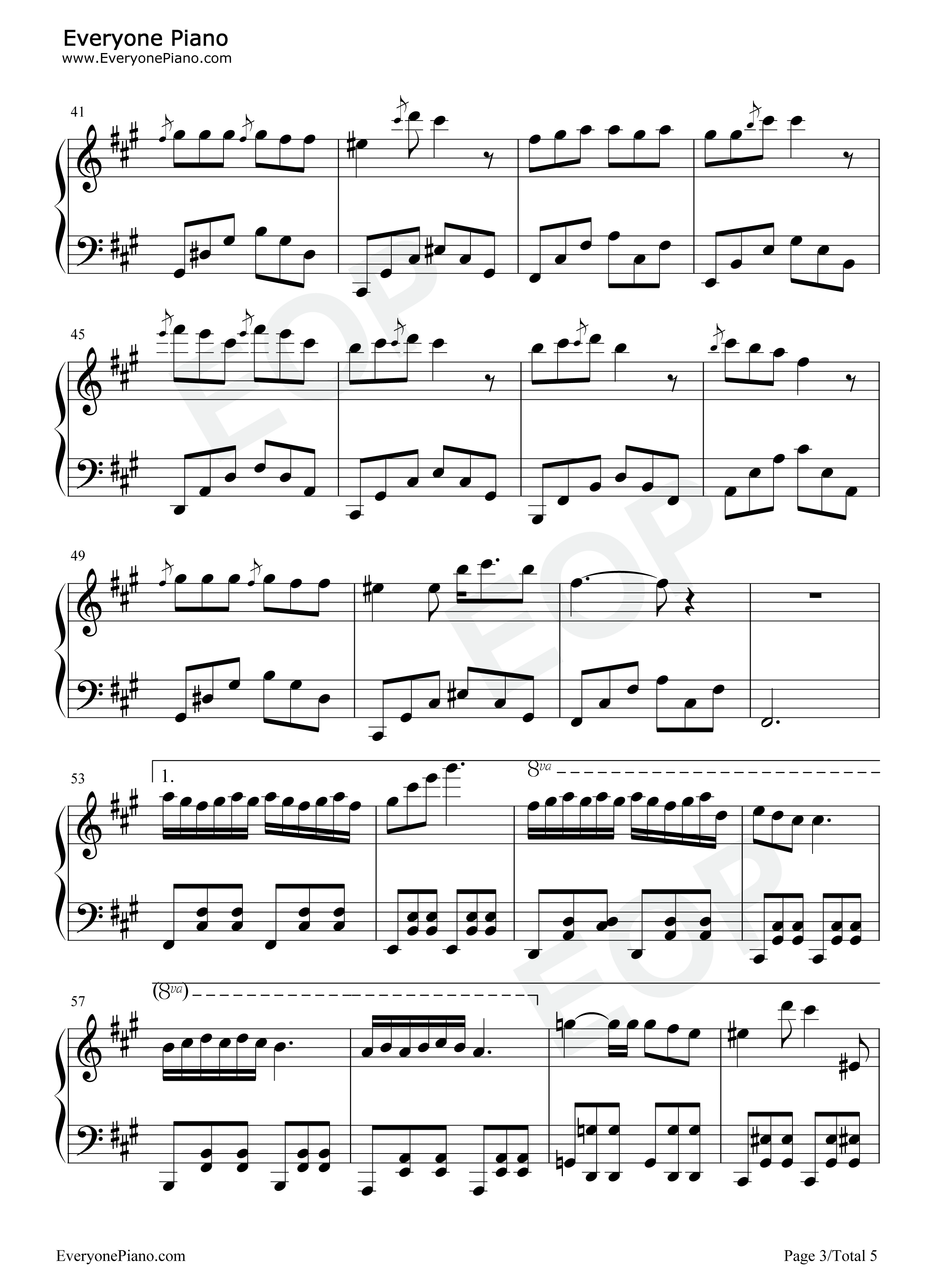 念念不忘钢琴谱_不够