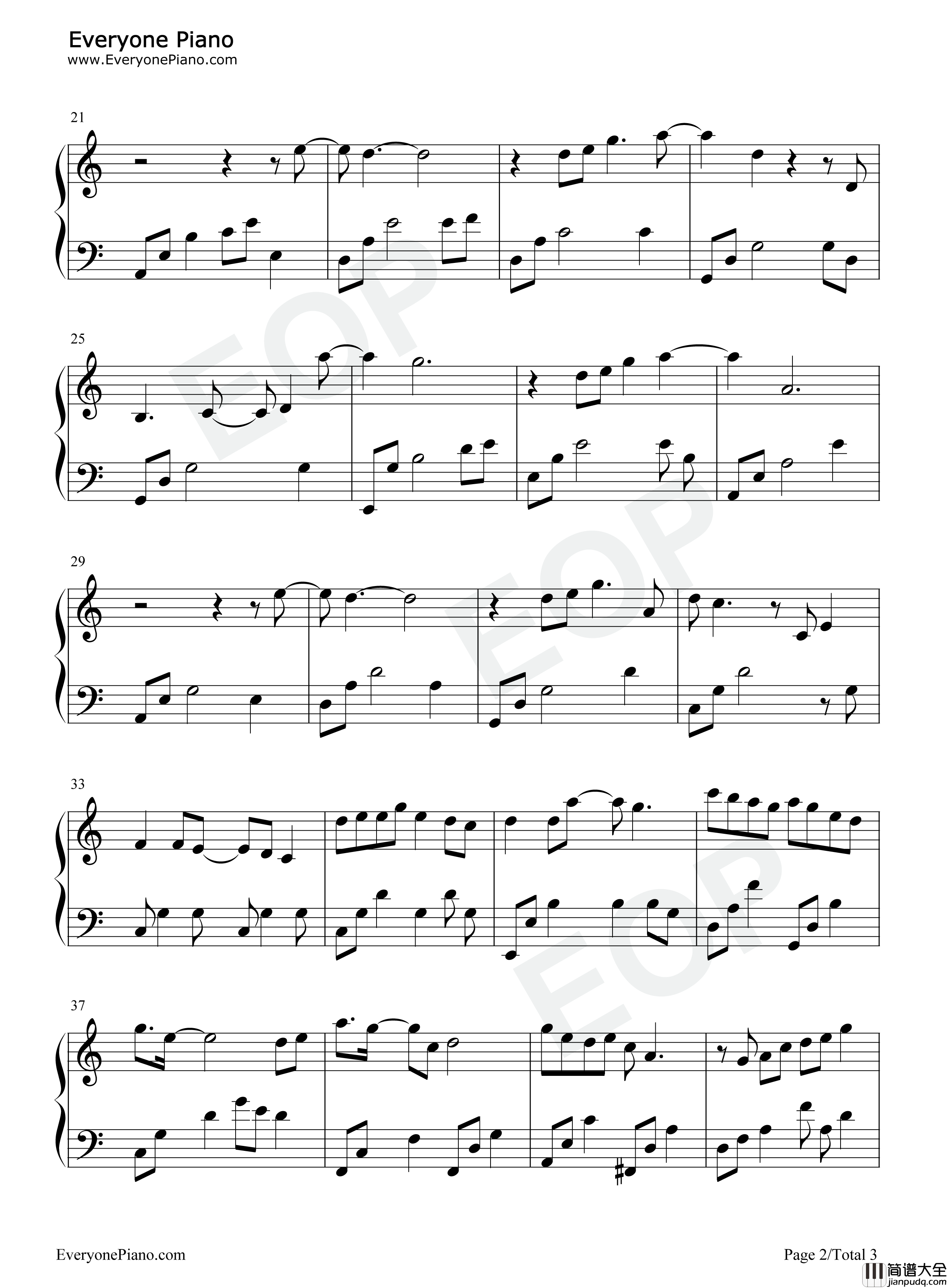 雪落下的声音钢琴谱_陆虎_周深