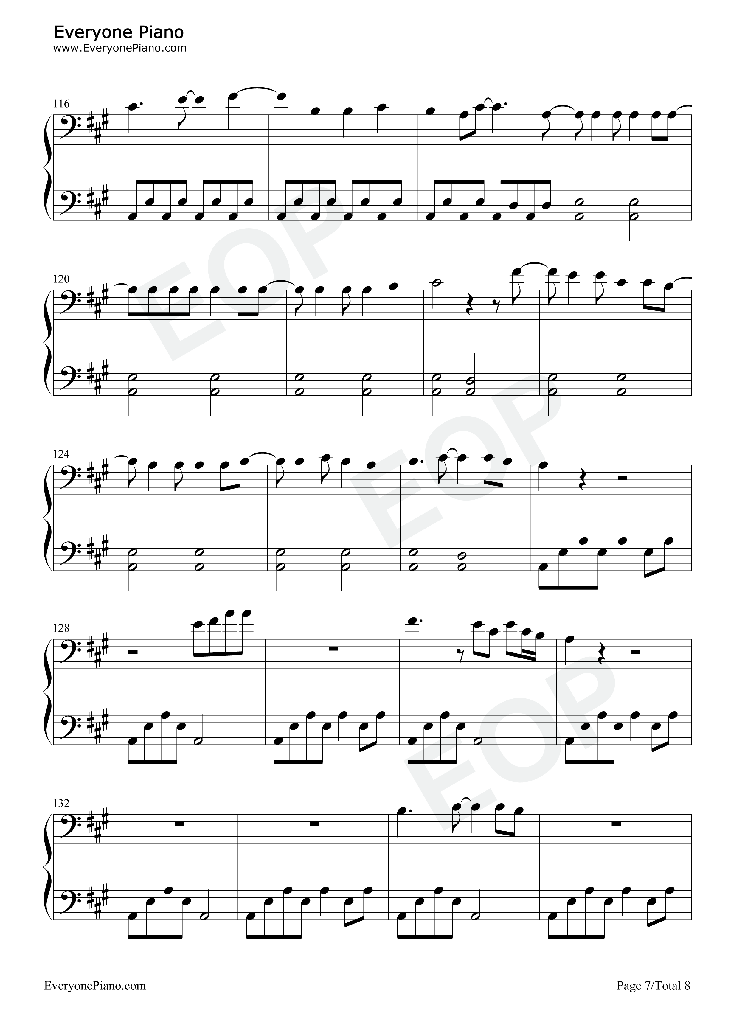 One_Margarita钢琴谱_Luke_Bryan