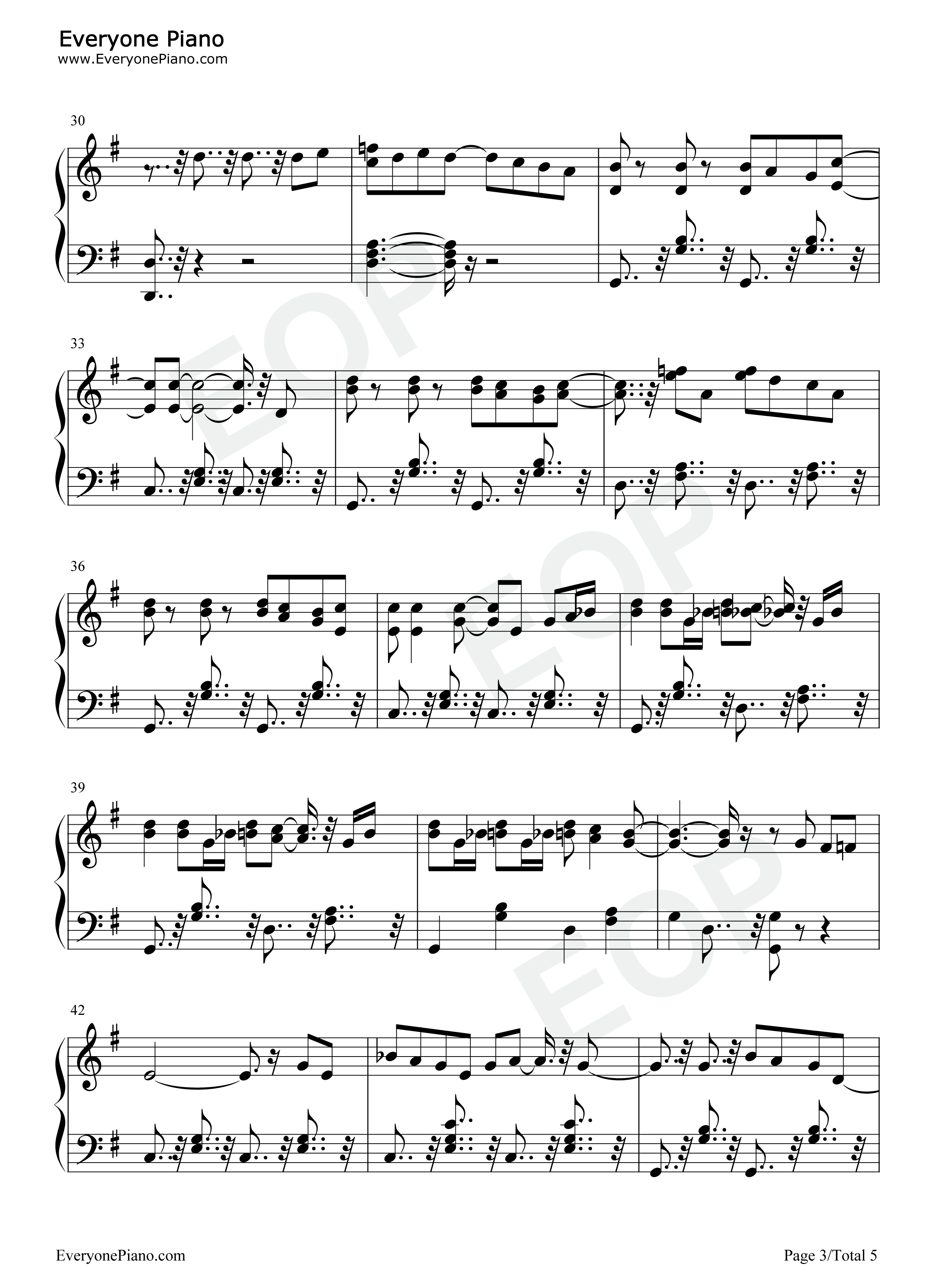 猫之步态舞钢琴谱_戴维·赫勒韦尔