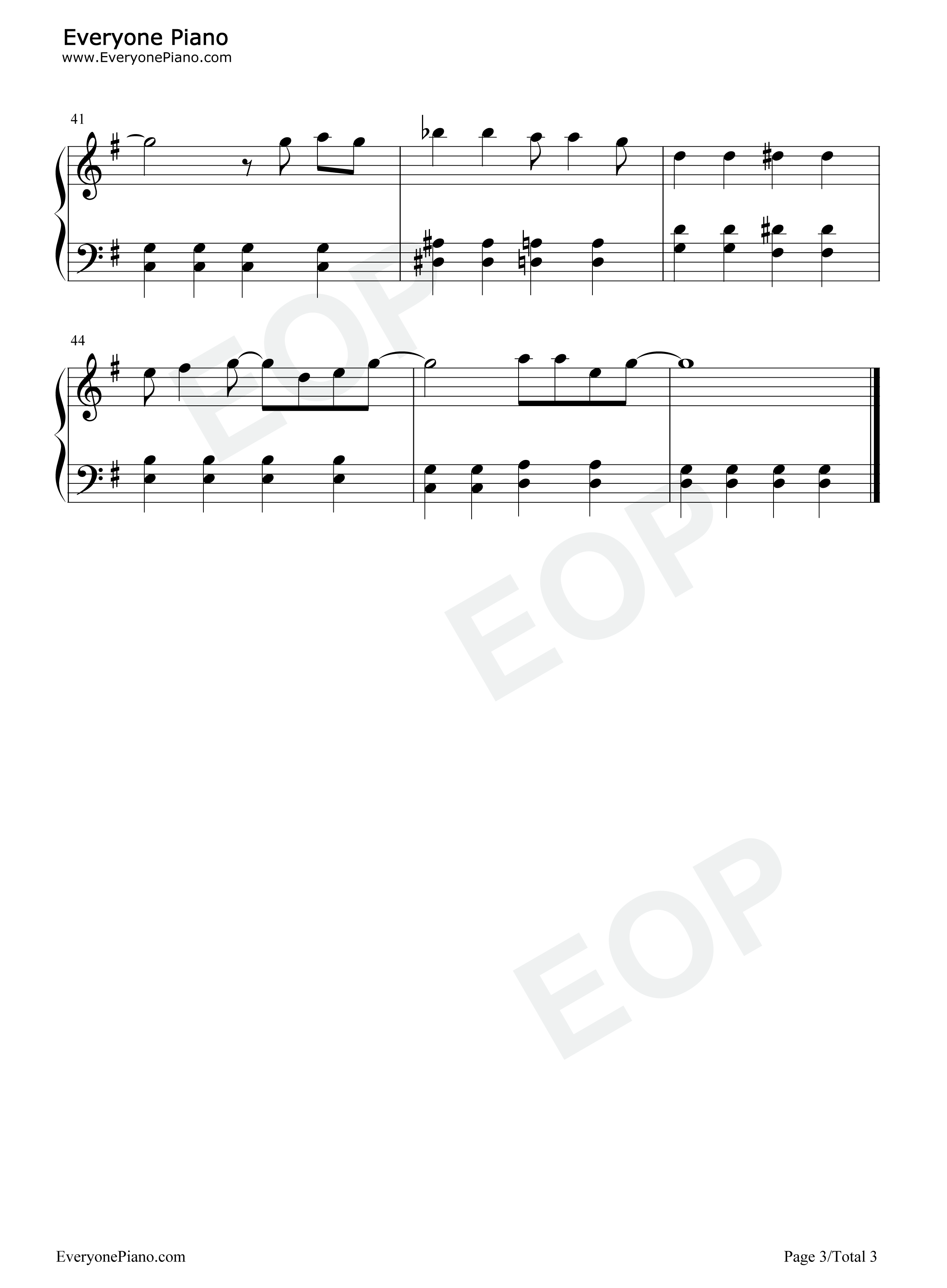 开心往前飞钢琴谱_Vivi_杨菲洋