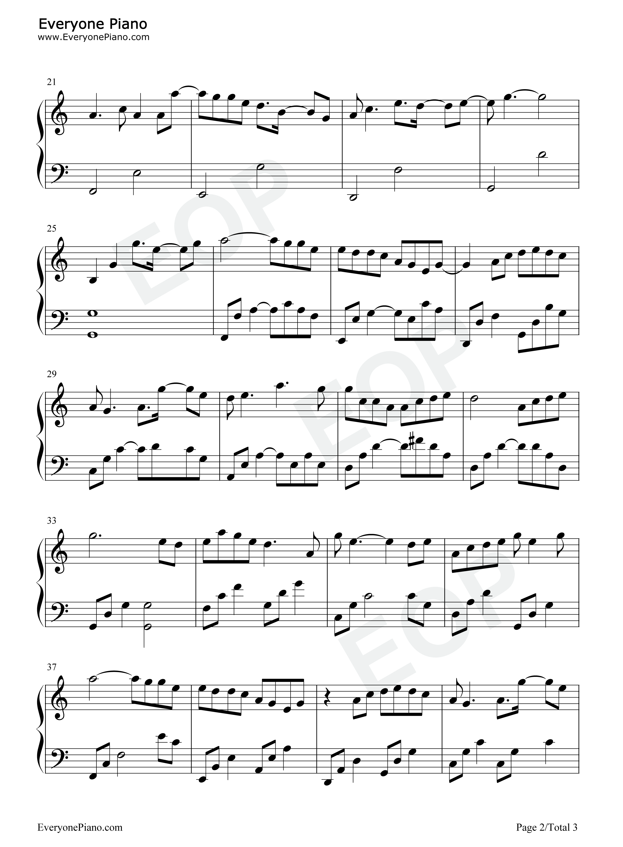 一拜天地钢琴谱_不是Av的Ay君_畅畅酱