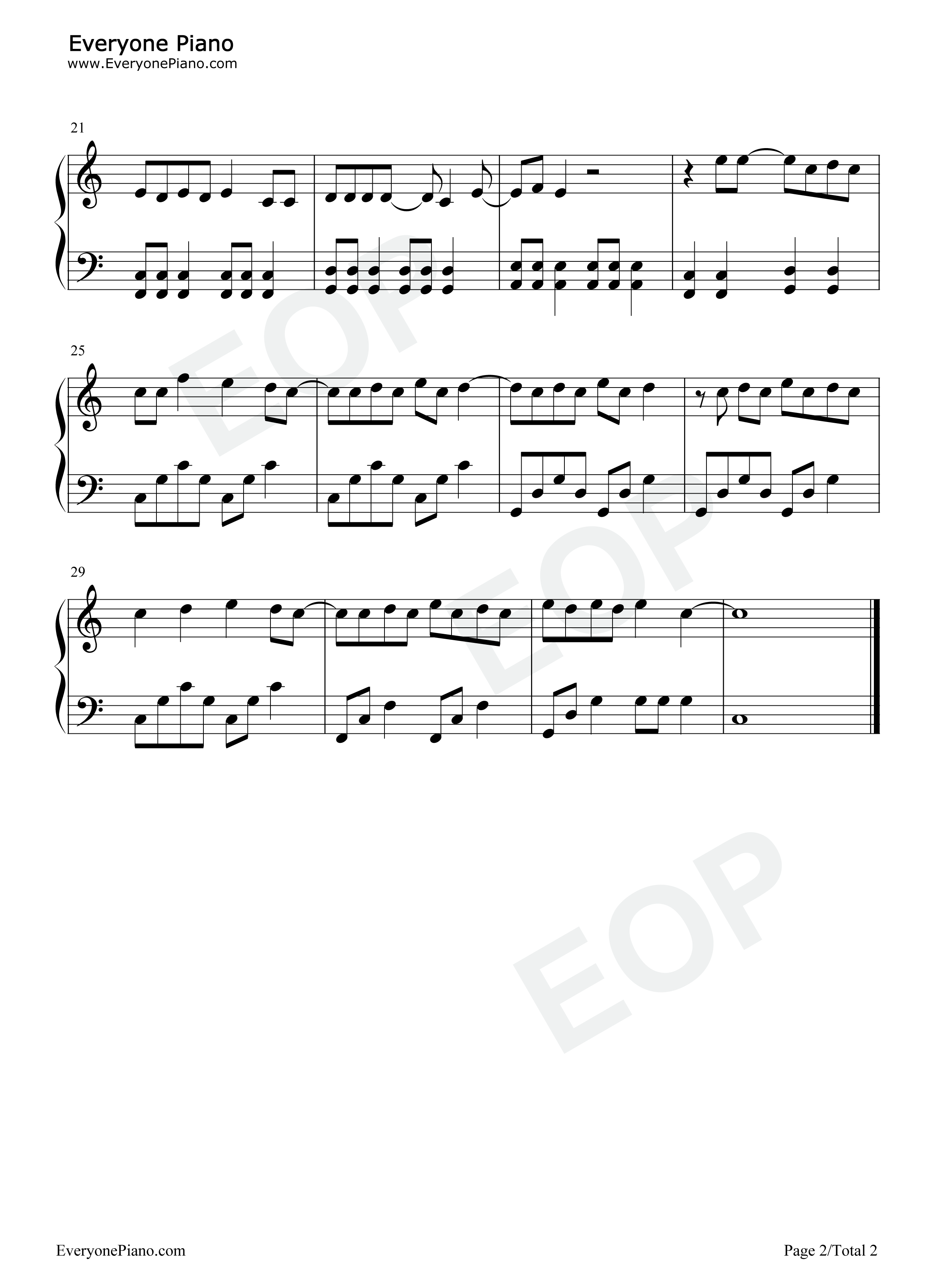 Taylor_Swift钢琴谱_Taylor_Swift