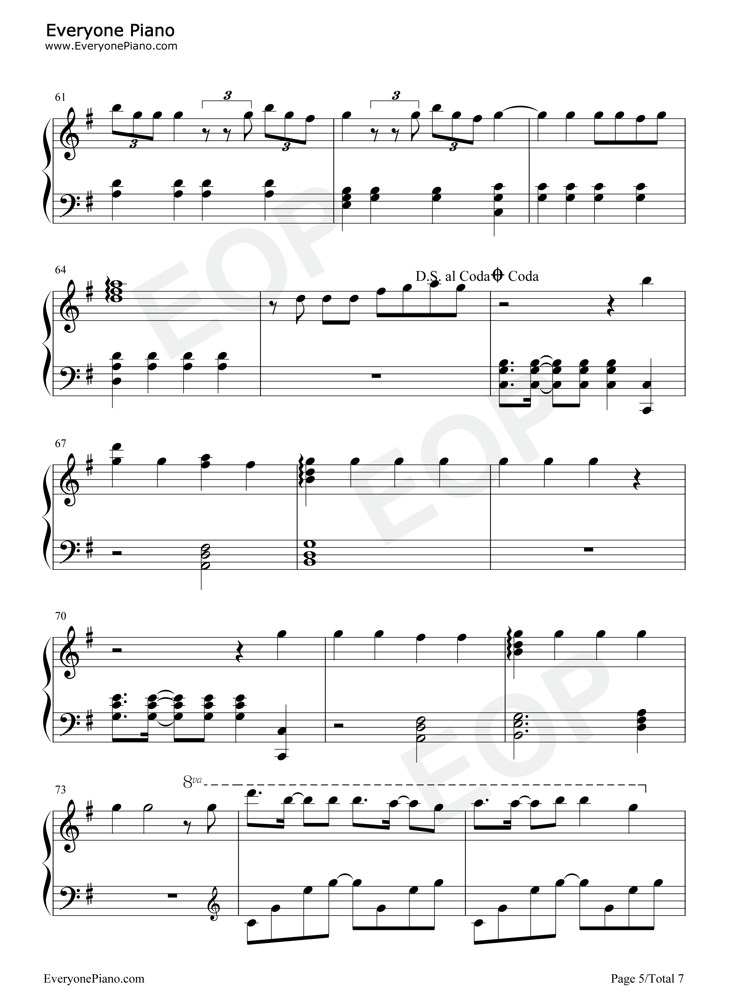 Hope钢琴谱_安室奈美惠