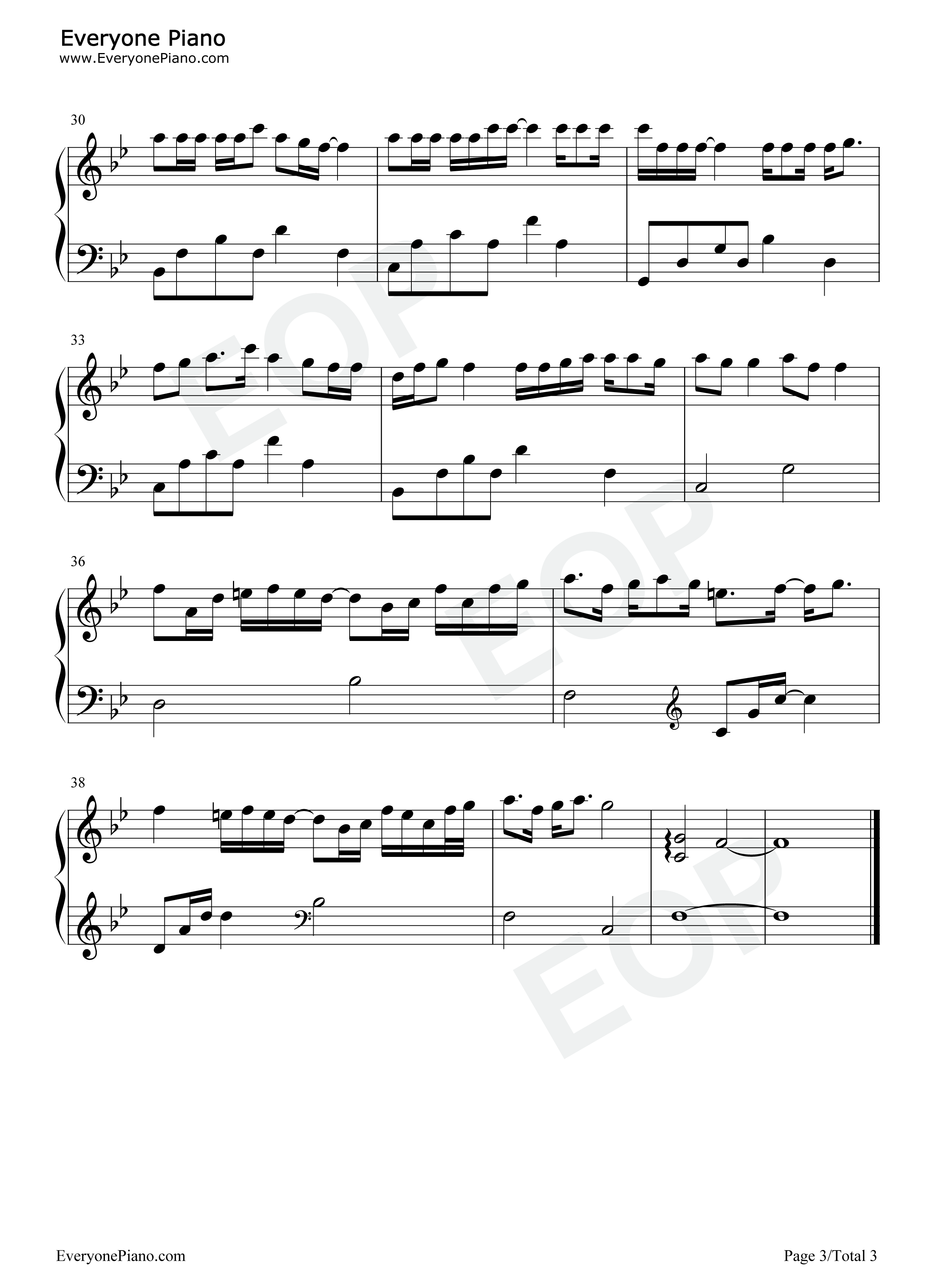 收敛钢琴谱_不够