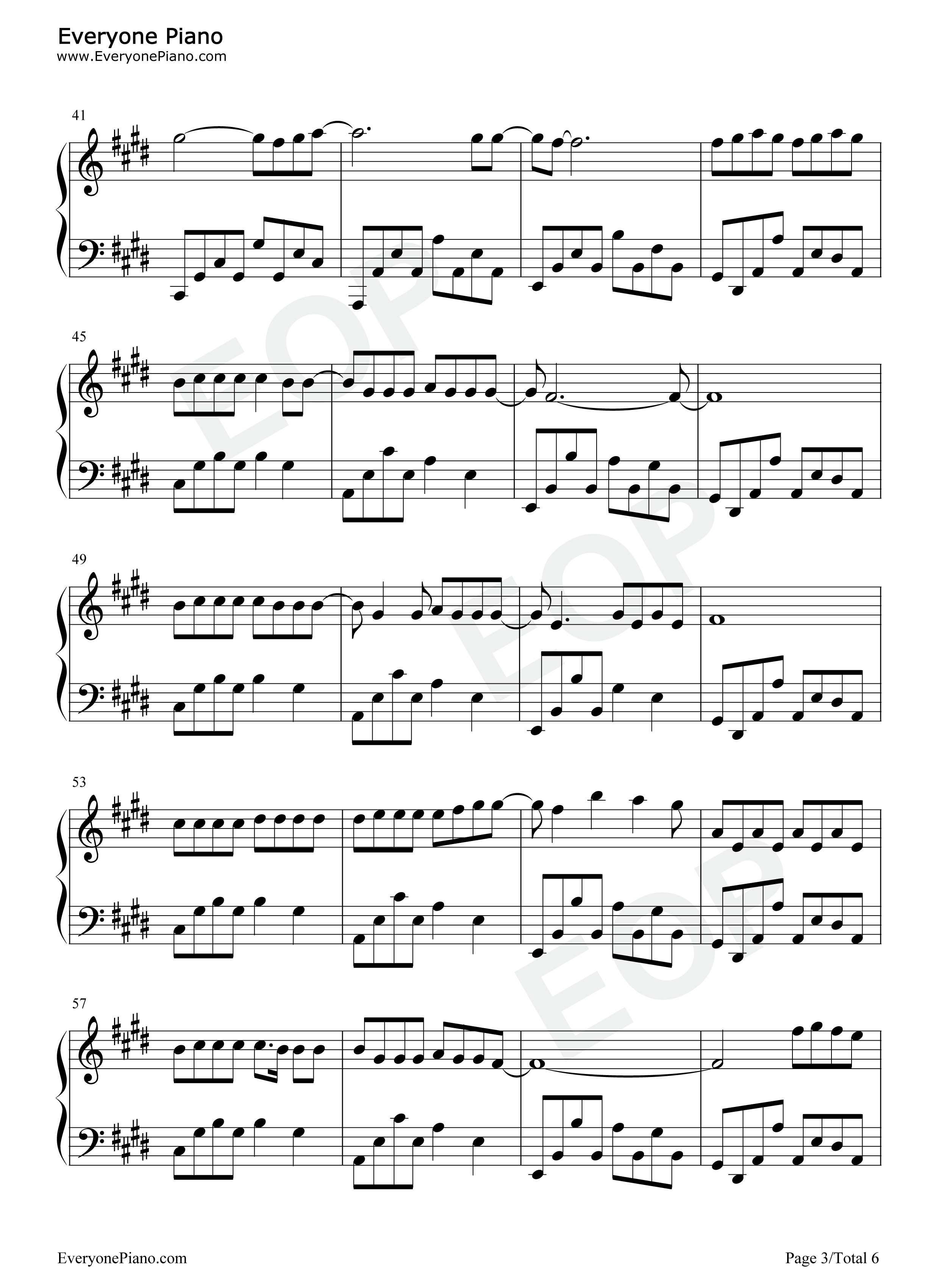 Control钢琴谱_Zoe_Wees