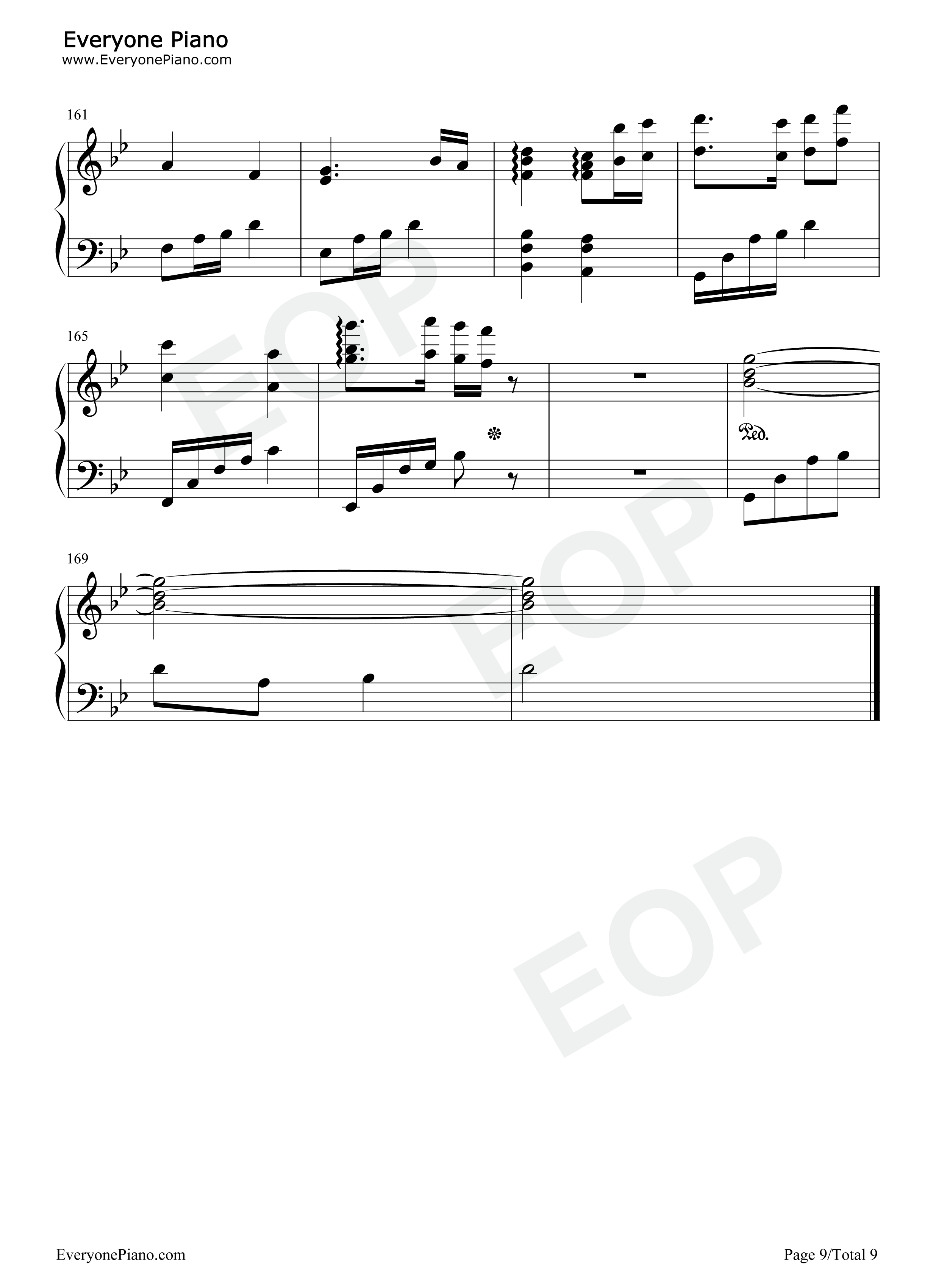 空待钢琴谱_洛天依_王朝