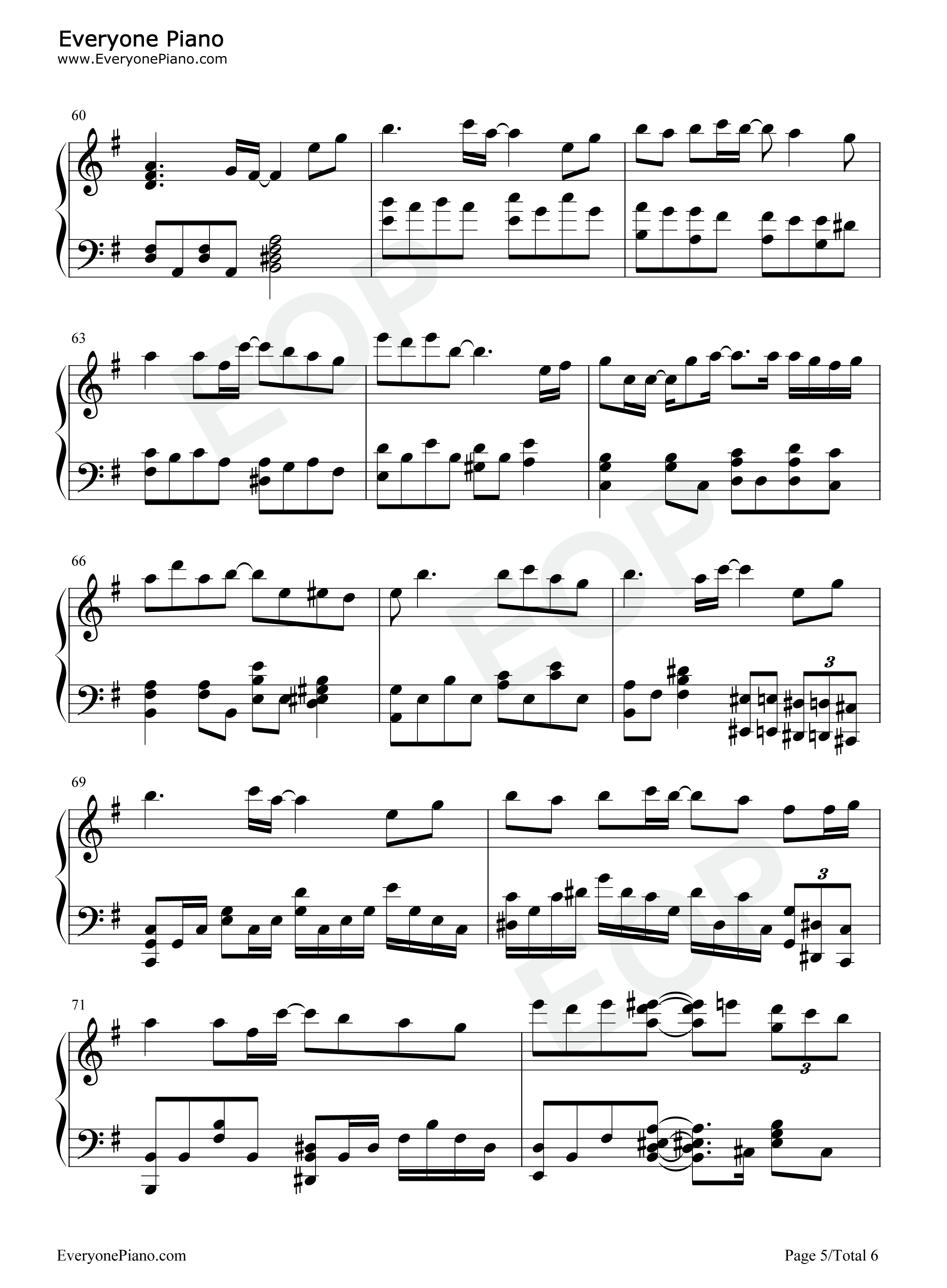 ナツノハナ钢琴谱_JUJU