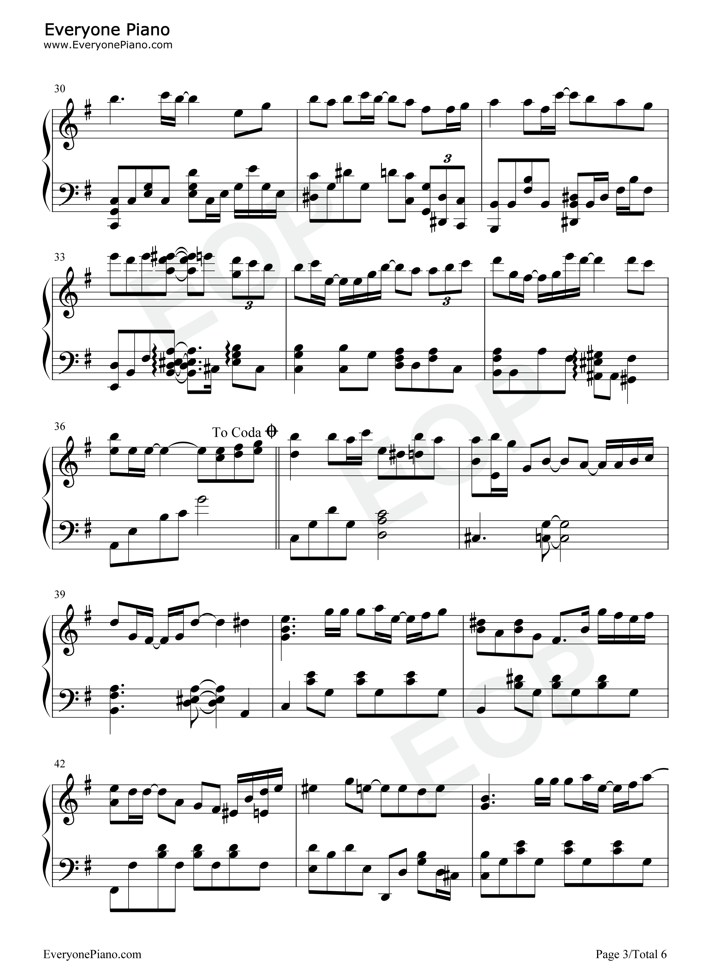 ナツノハナ钢琴谱_JUJU