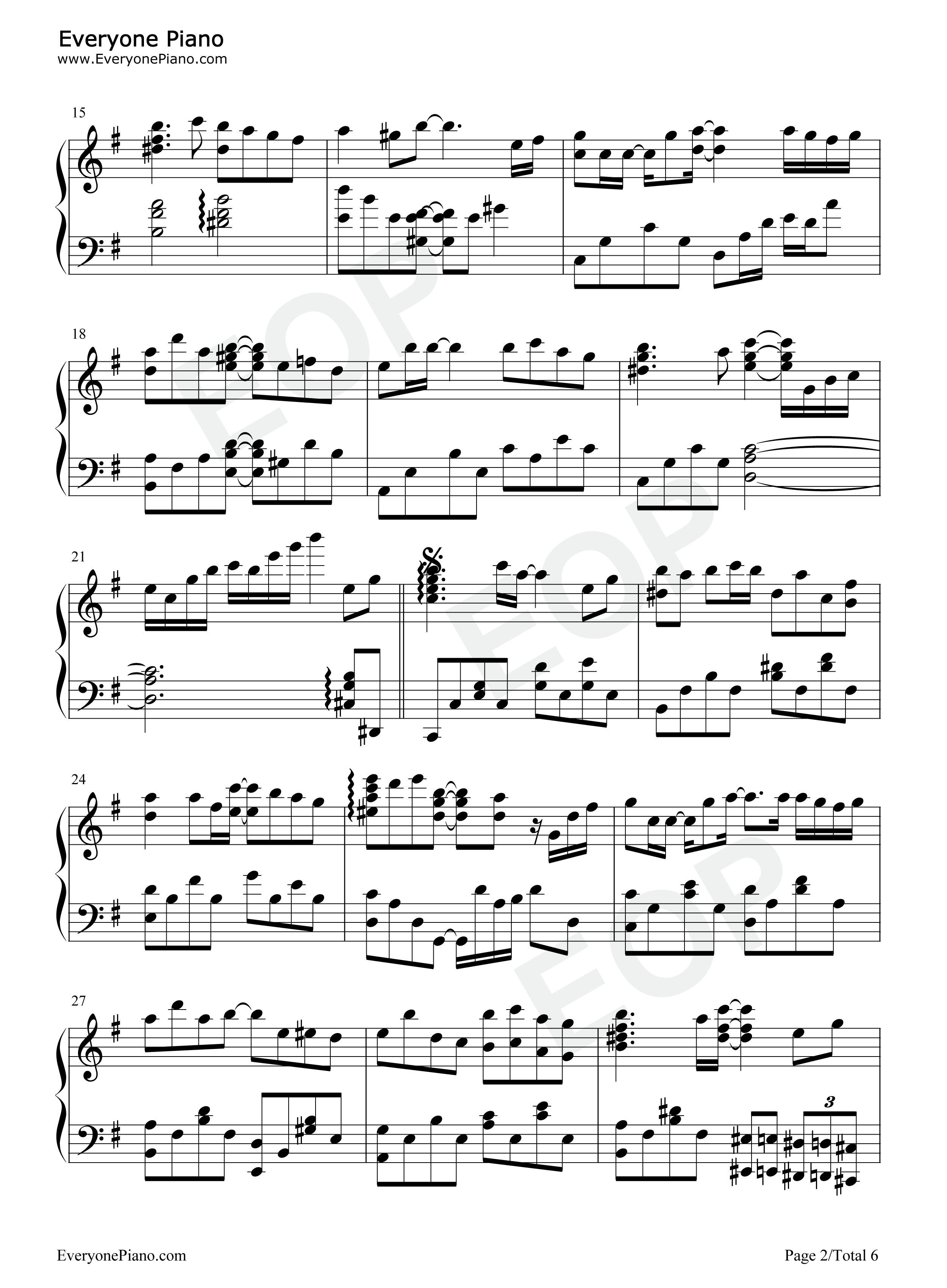 ナツノハナ钢琴谱_JUJU