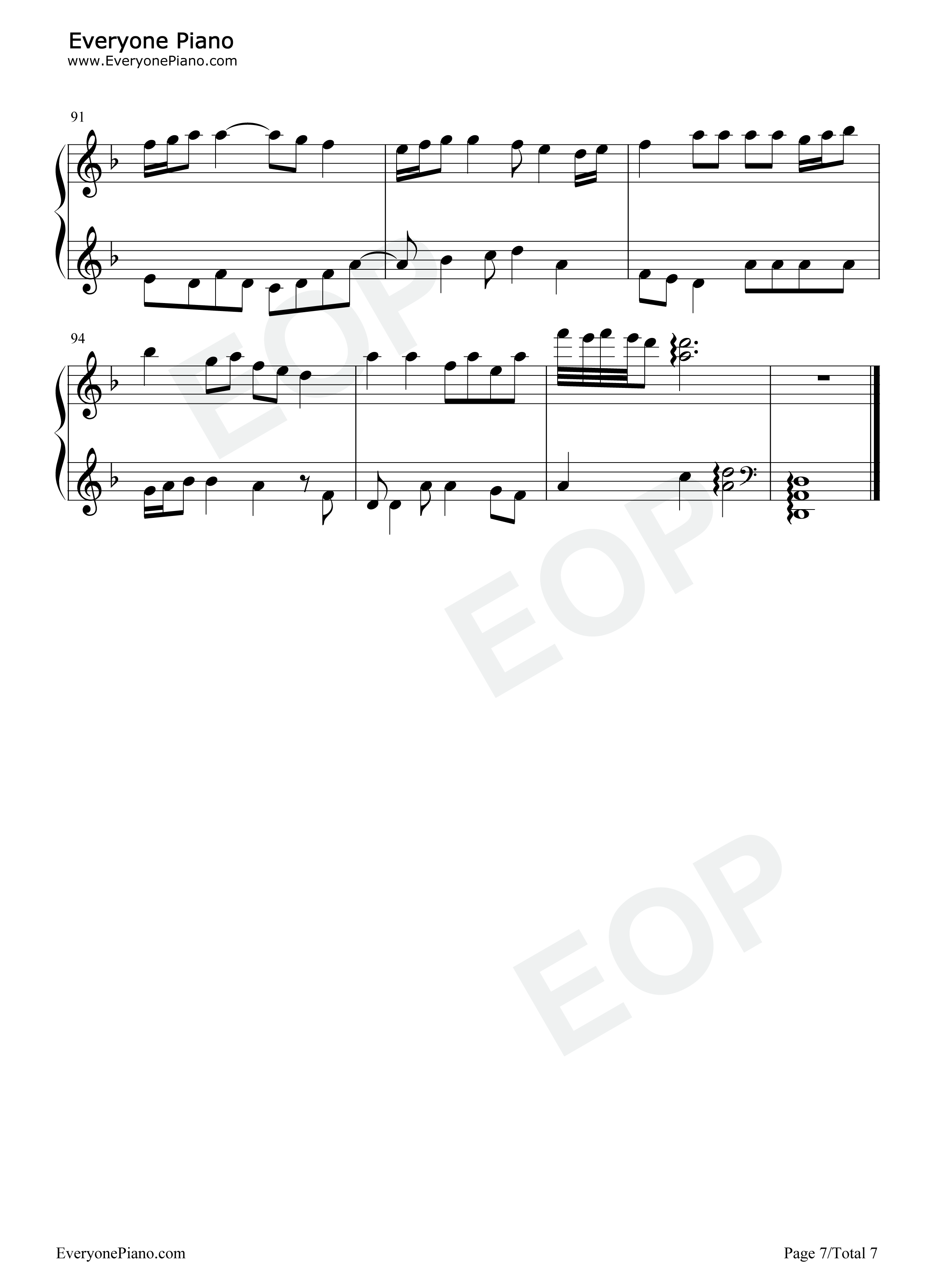 中世纪民谣钢琴谱_IDW哒