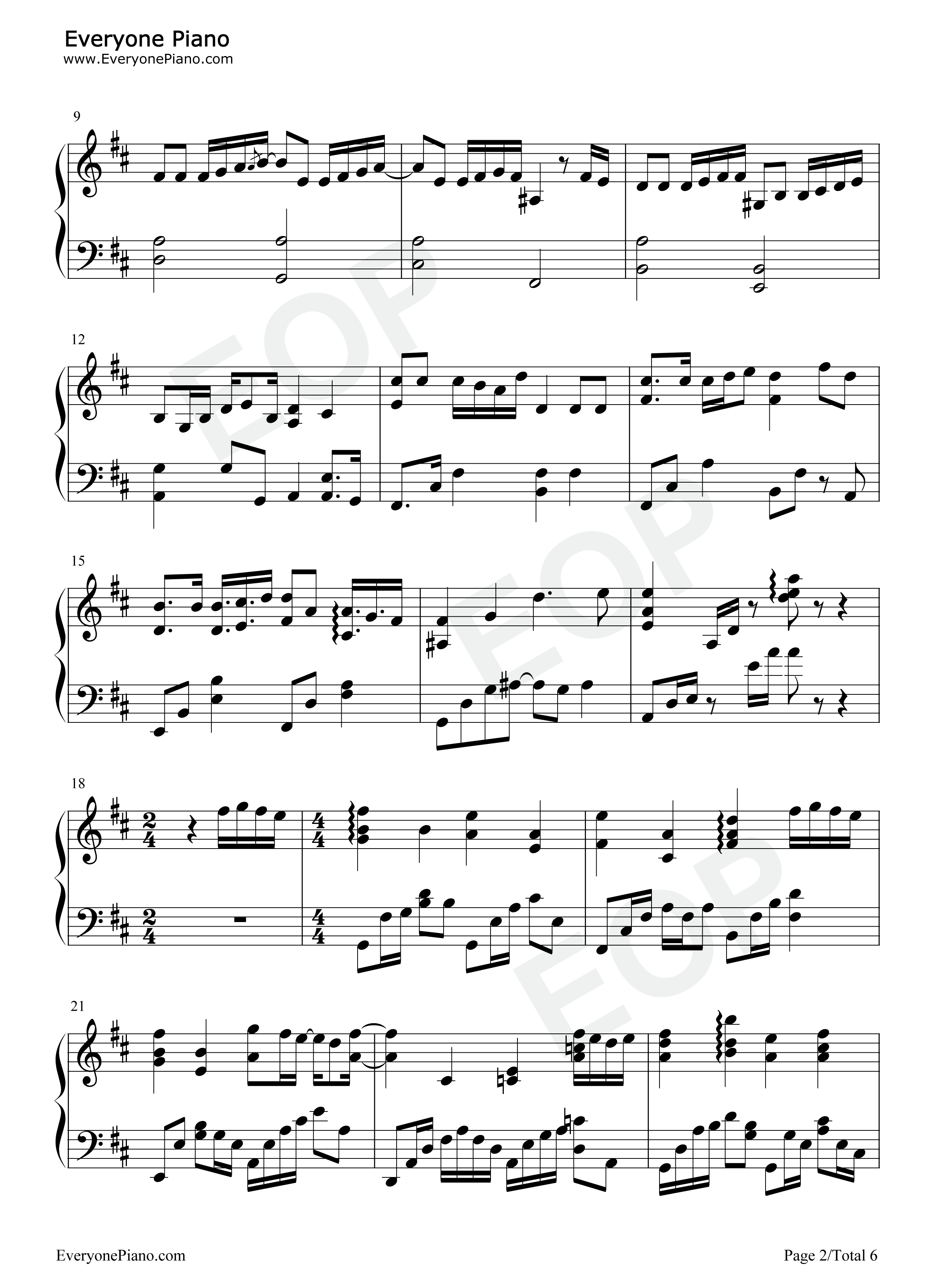 交换余生钢琴谱_林俊杰