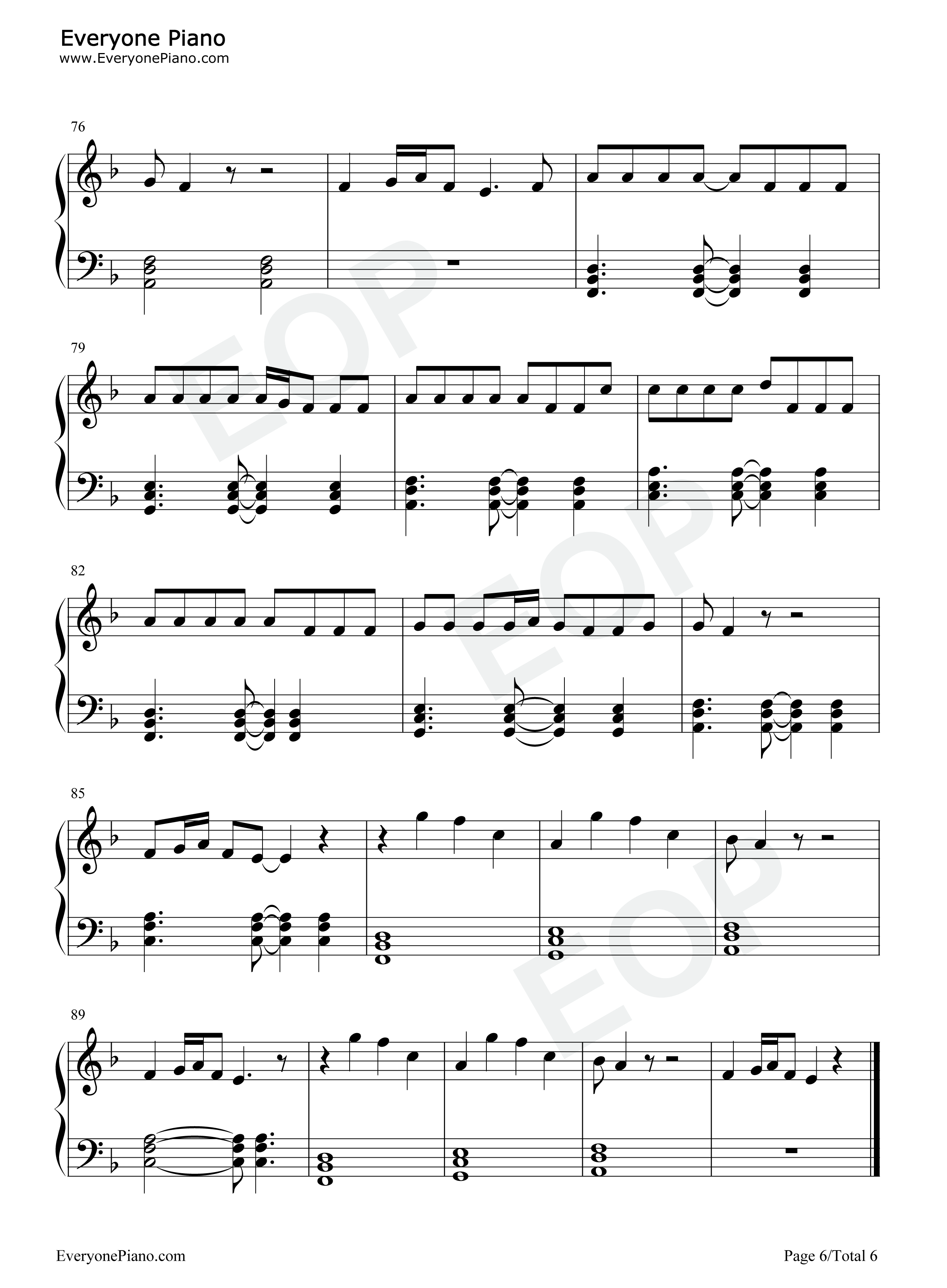 Funny钢琴谱_Zedd_Jasmine_Thompson