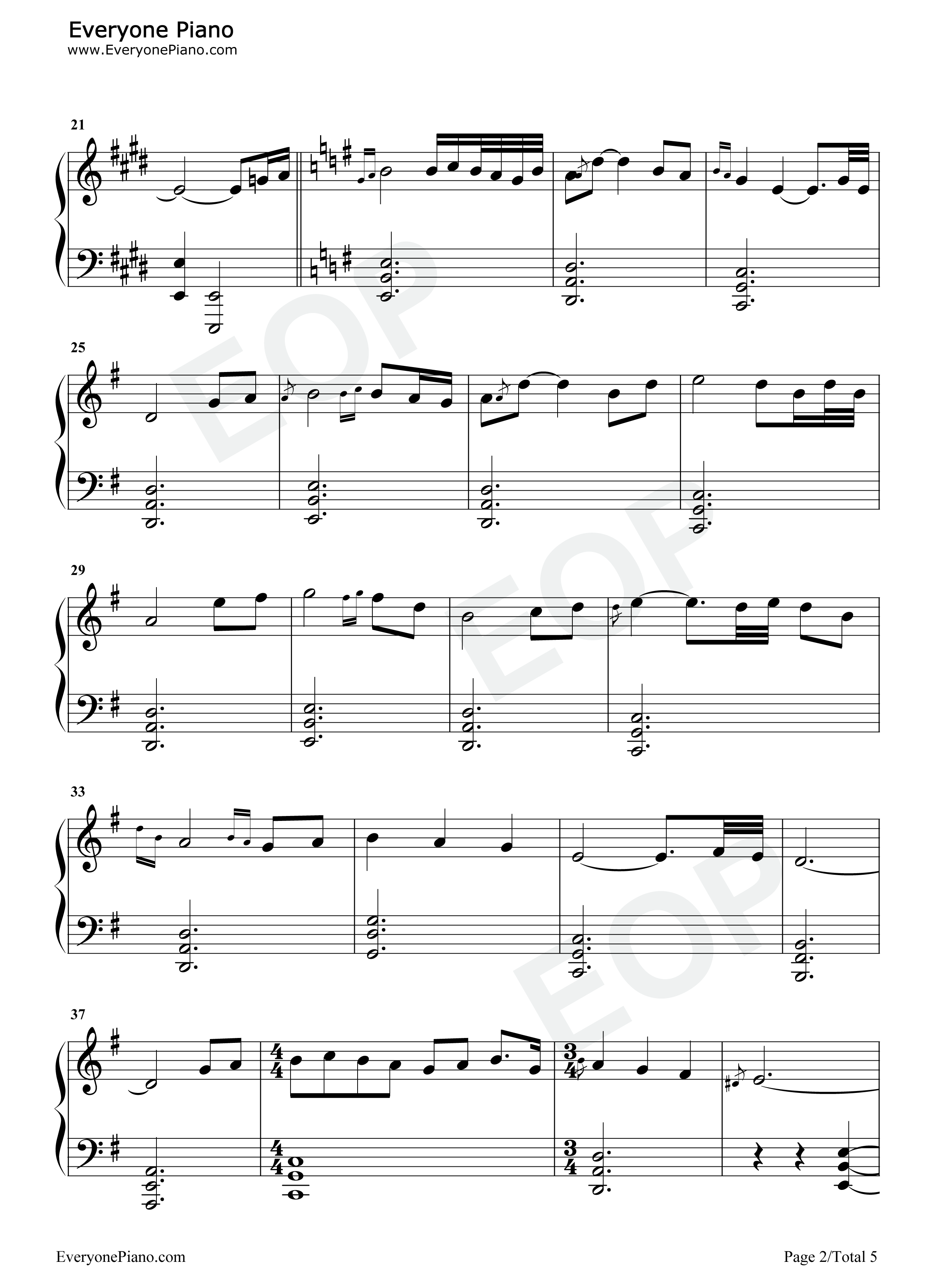 Hymn_to_the_Sea钢琴谱_James_Horner