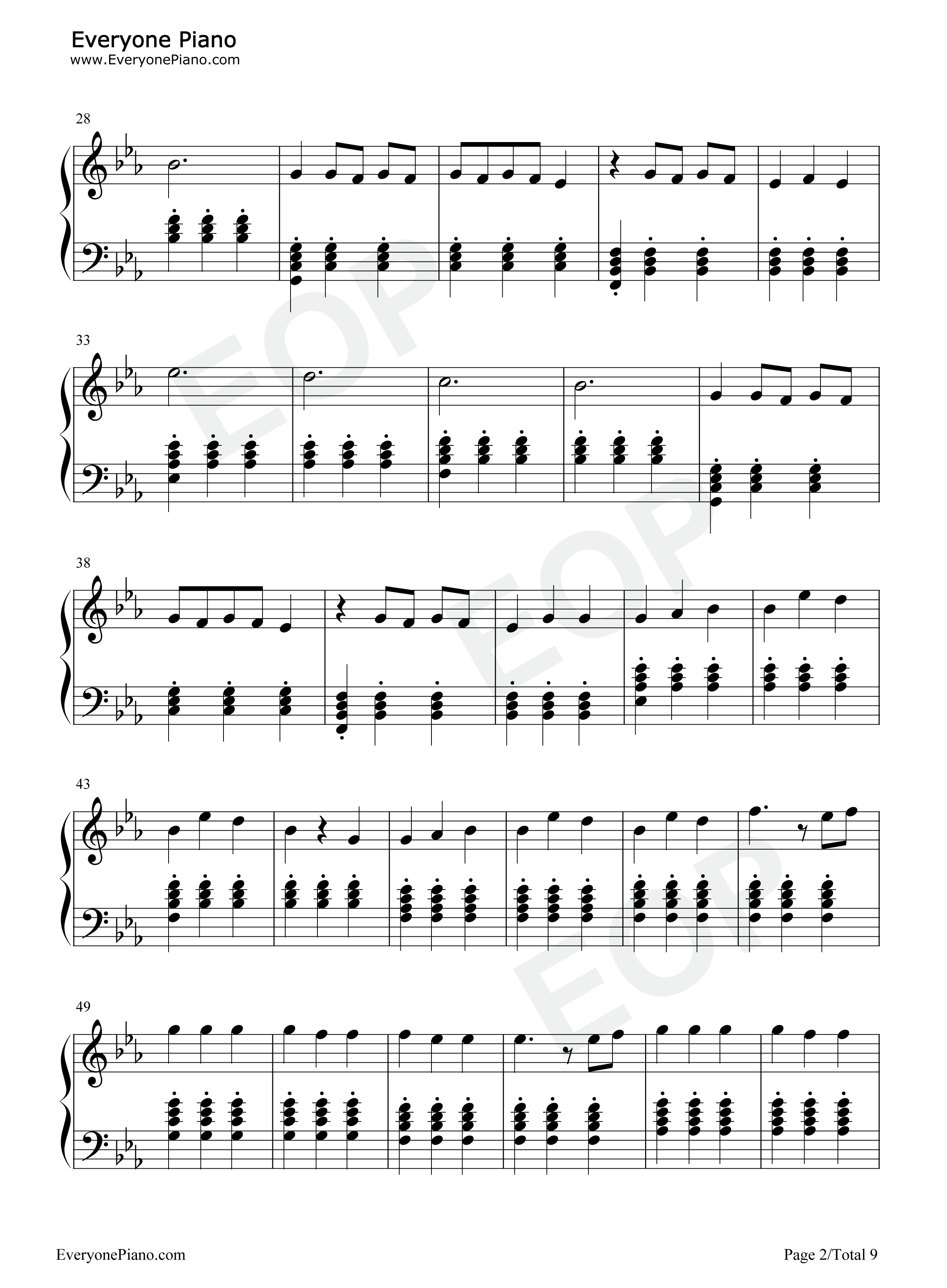 粉色闪电钢琴谱_R1SE