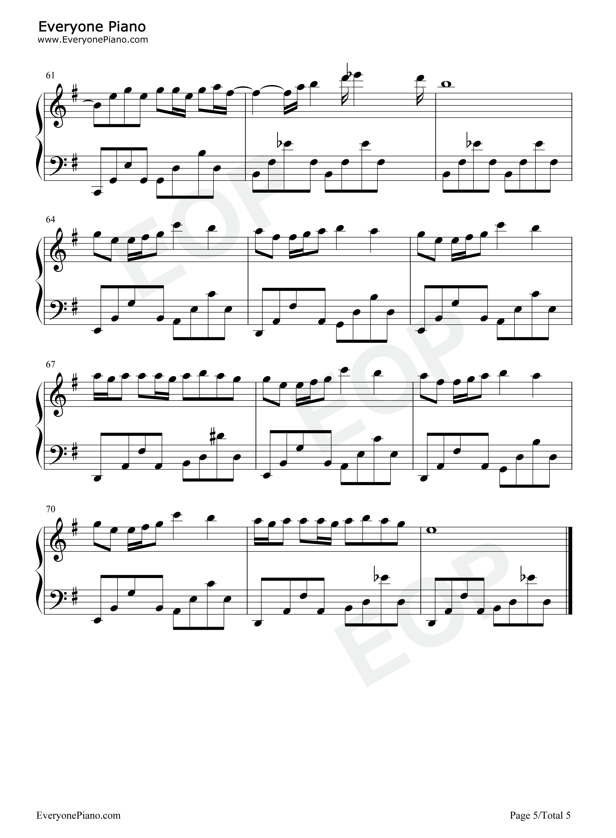 Who_Is_Laughing_Now钢琴谱_Ava_Max