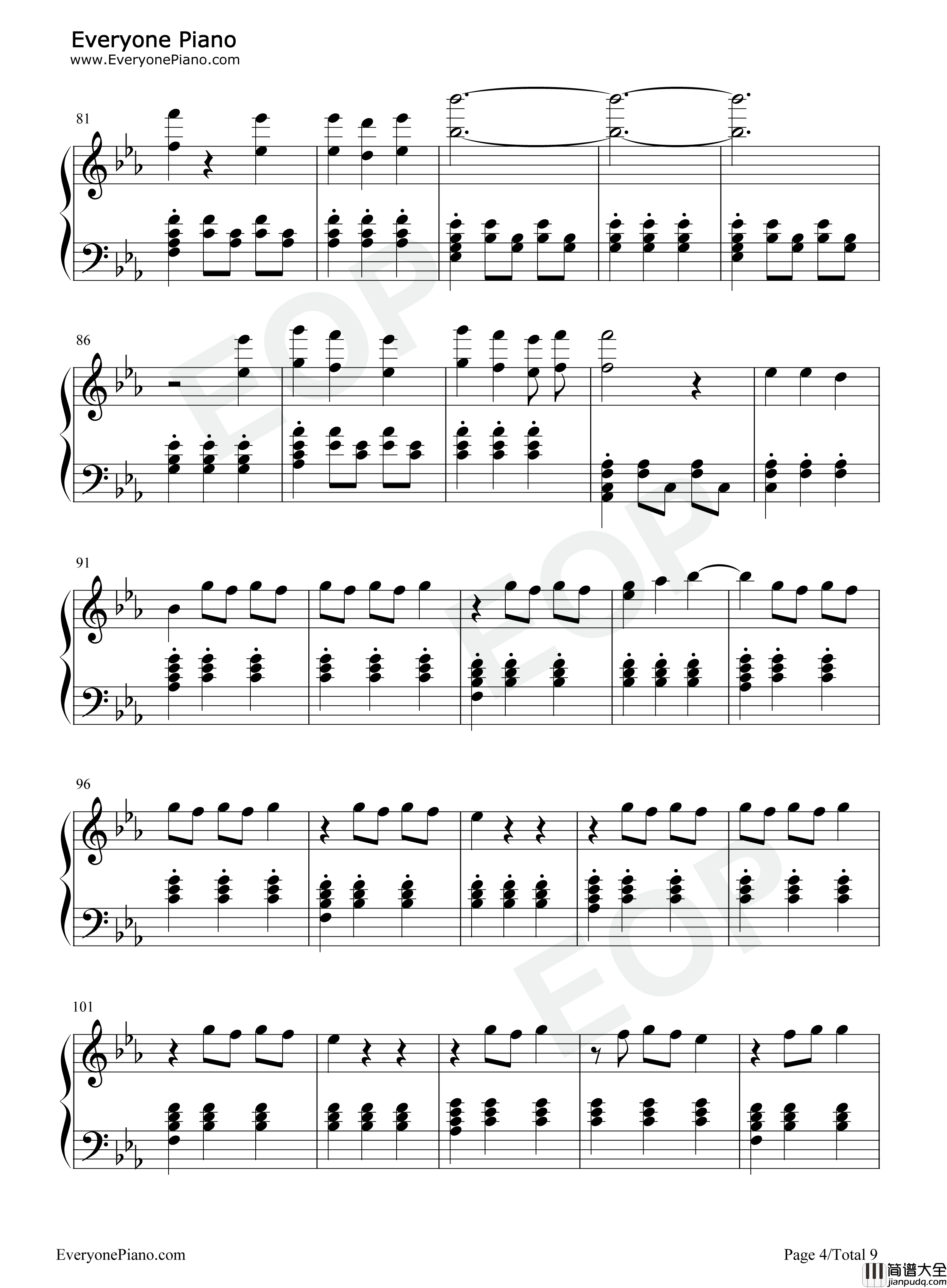 粉色闪电钢琴谱_R1SE