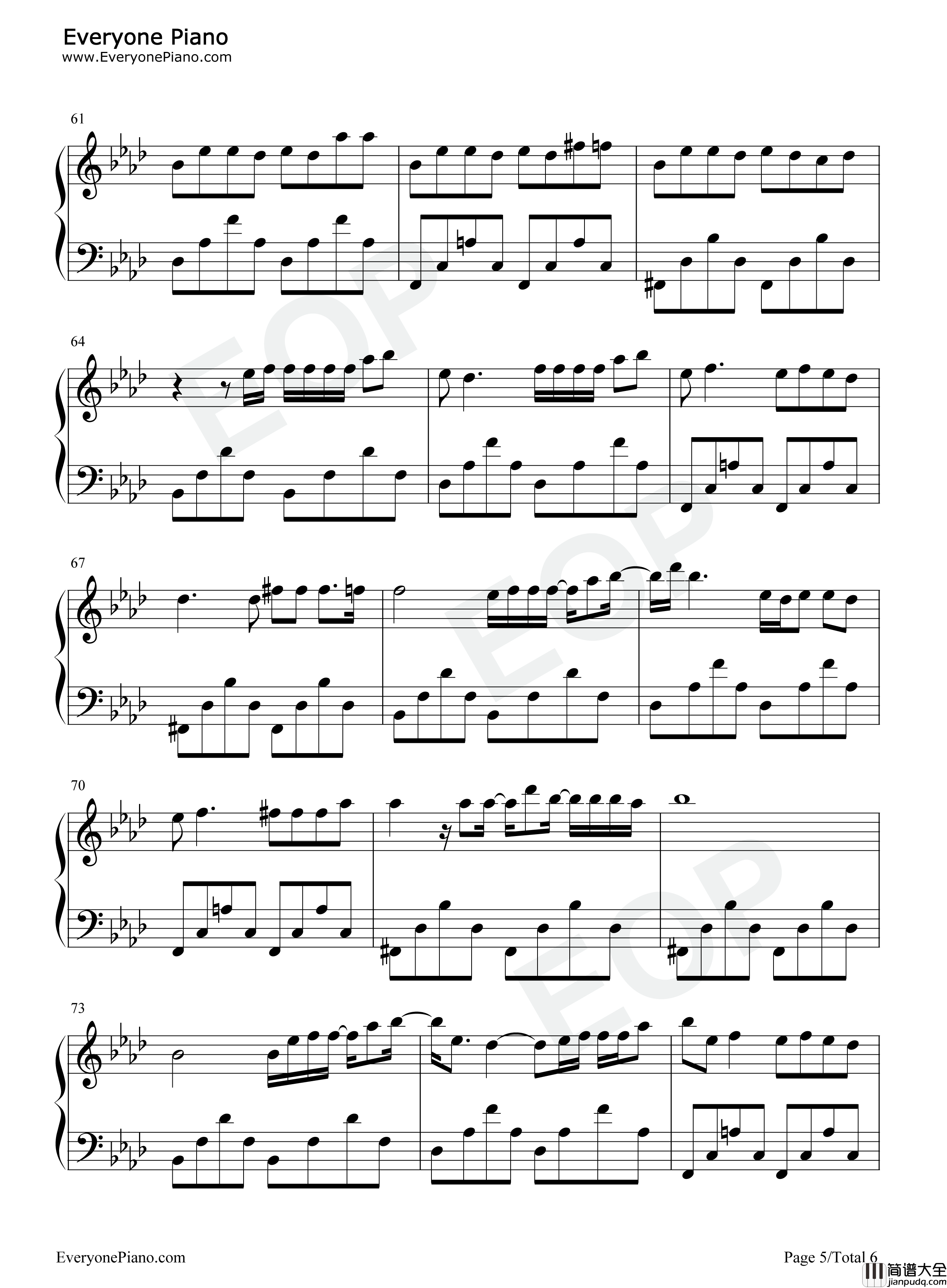 Diamonds钢琴谱_Sam_Smith