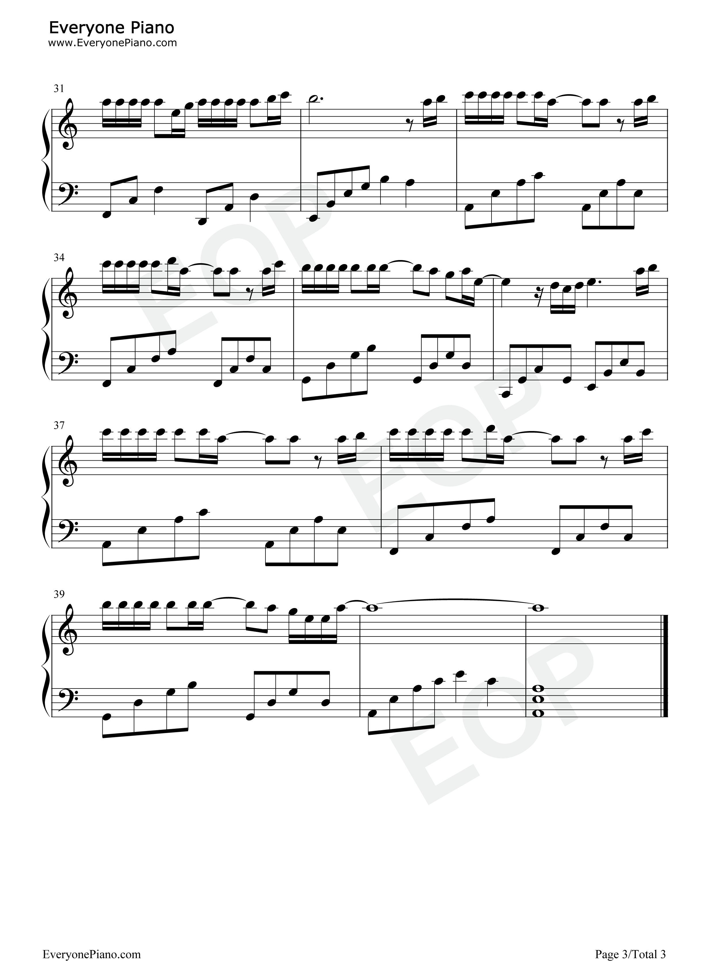 暗里着迷钢琴谱_刘德华