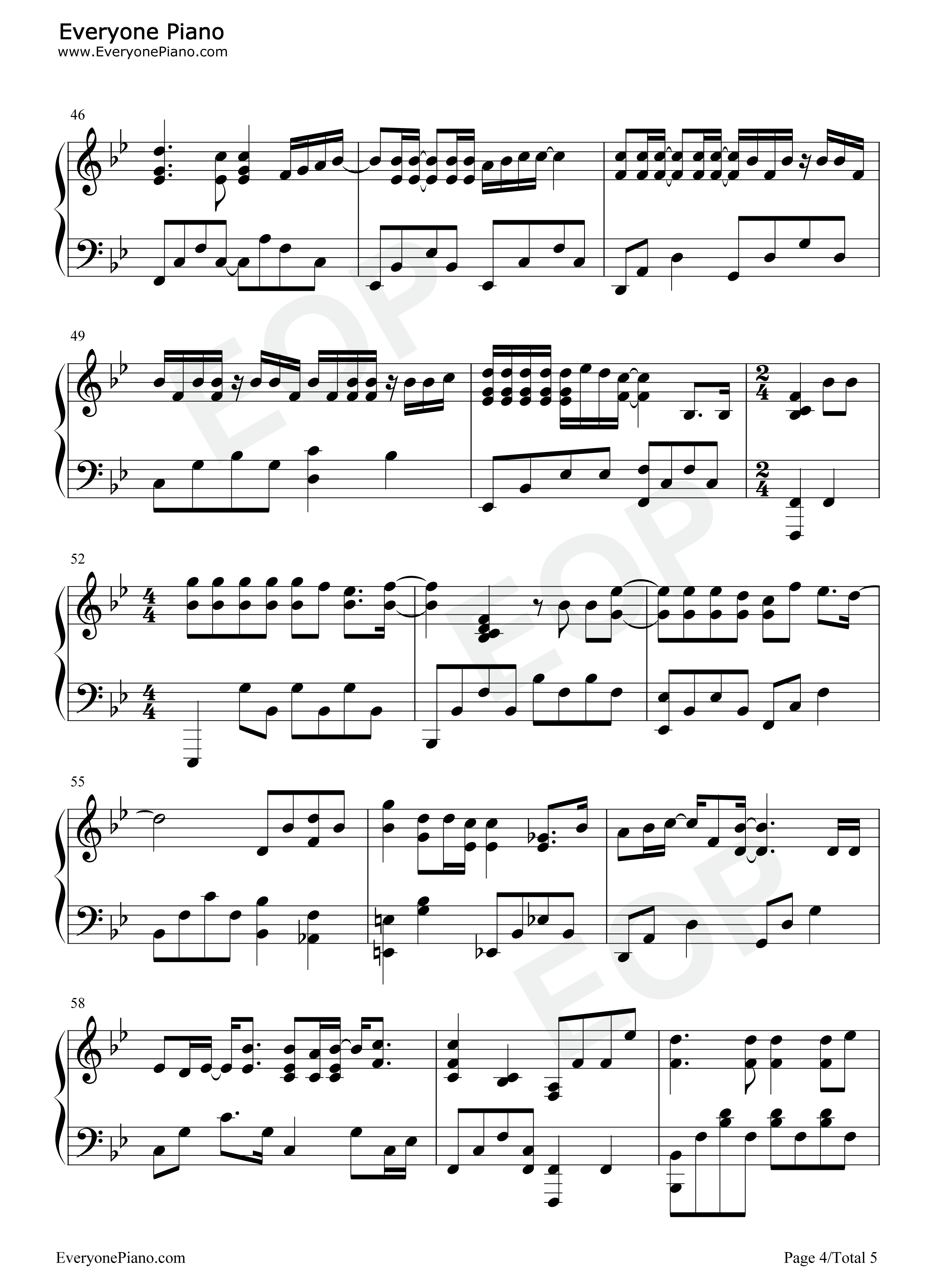 周杰伦歌曲串烧14首钢琴谱_周杰伦