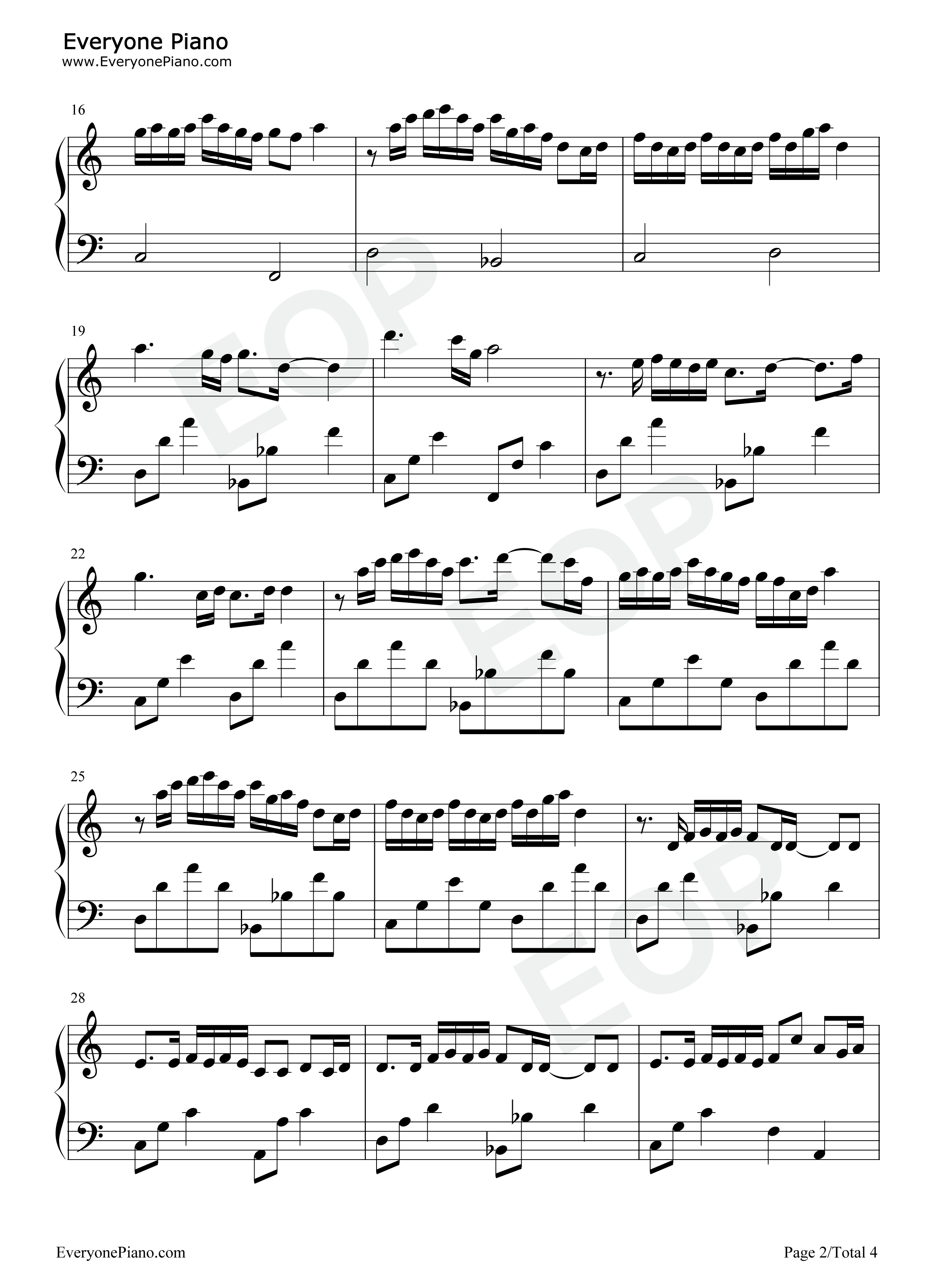 愿望钢琴谱_胡彦斌